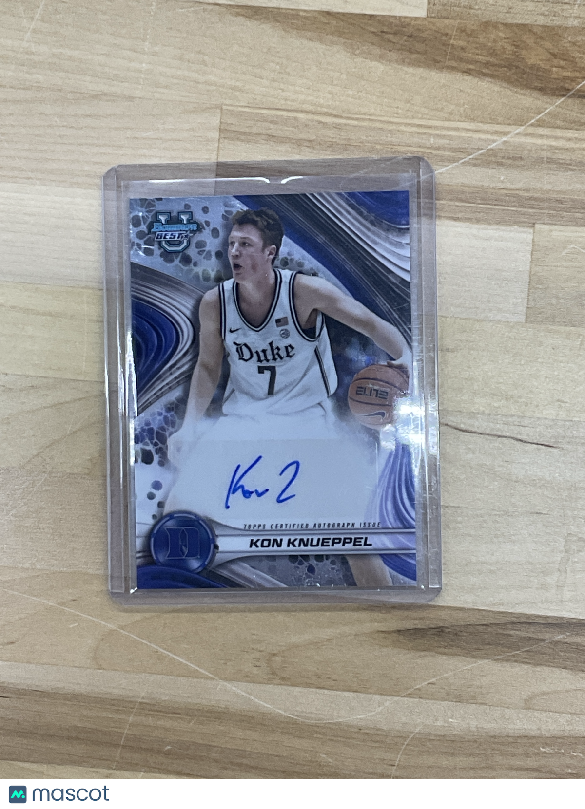 2024/25 Bowman Best Kon Knueppel Auto Rookie Duke