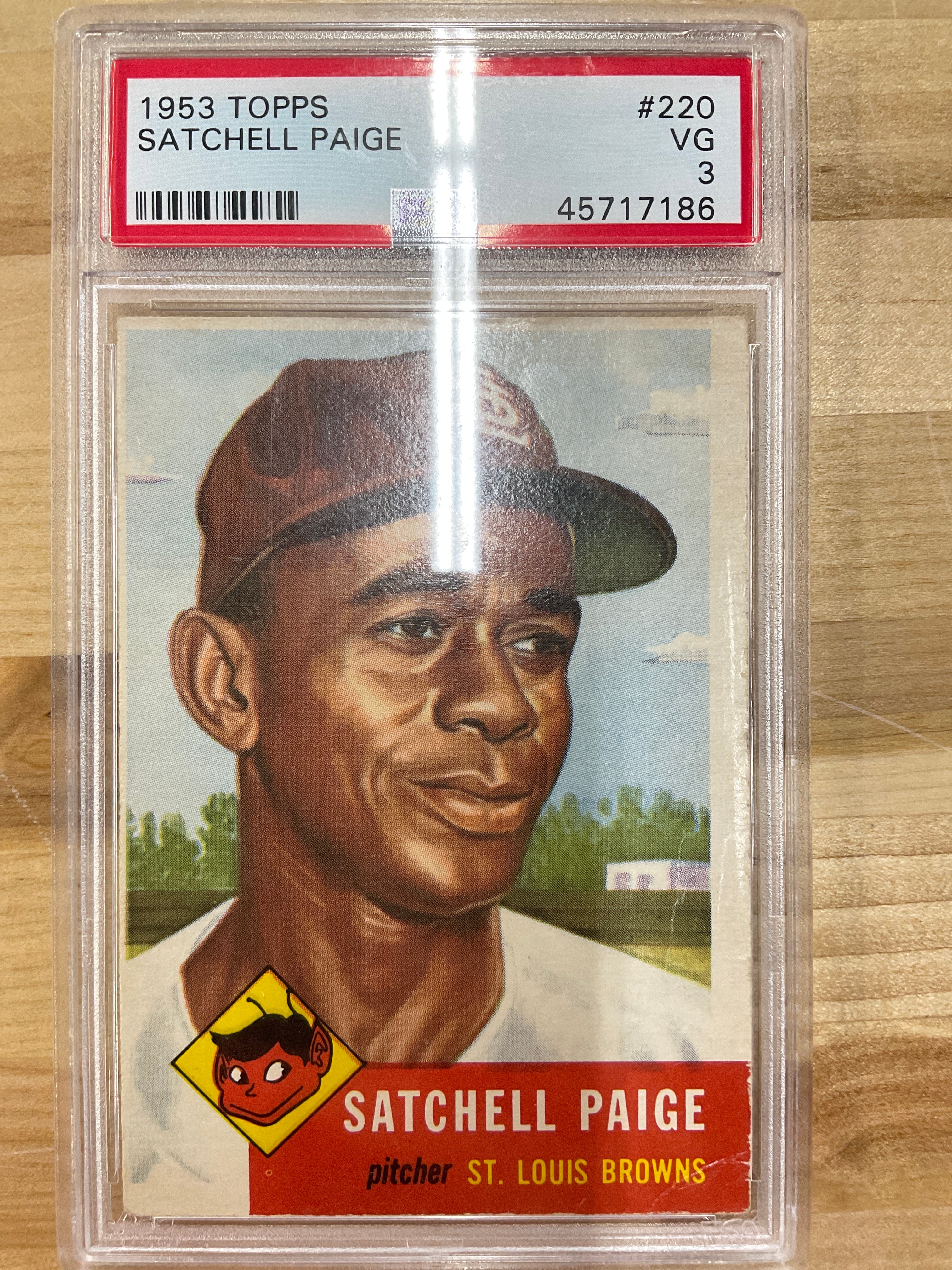 1953 Topps Satchell Paige #220 PSA 3