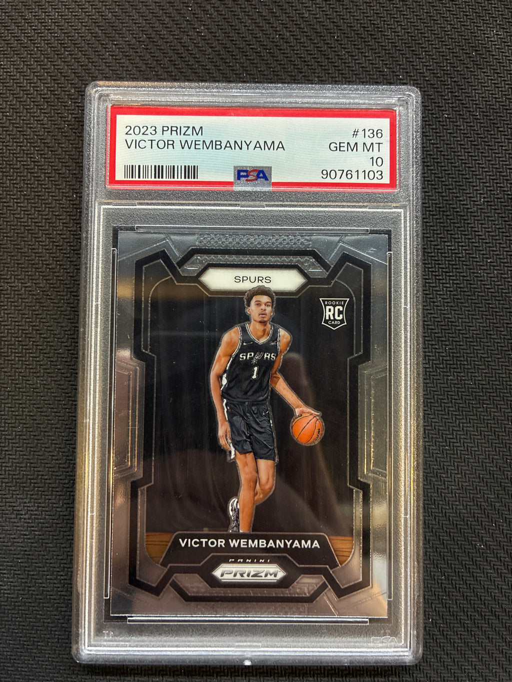 2023 Prizm Victor Wembanyama Rookie PSA 10