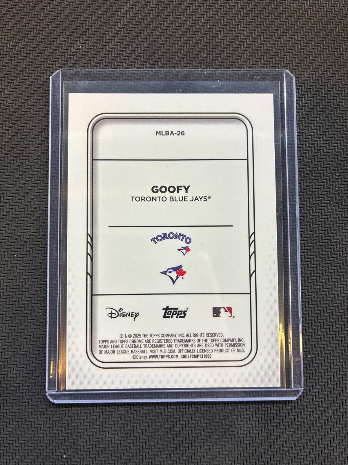 2025 Topps Chrome Update Goofy Mickey & Friends #MLBA-26 Blue Jays