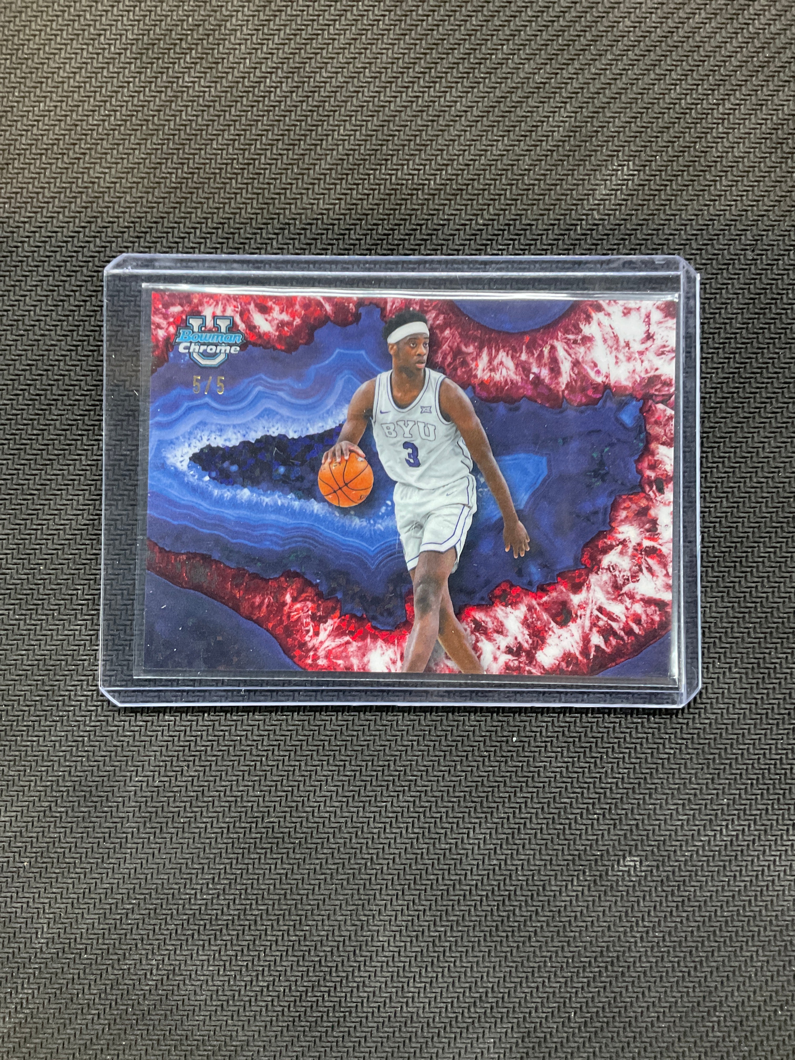 2025/26 Bowman AJ Dybantsa Crystalized Red /5 BYU