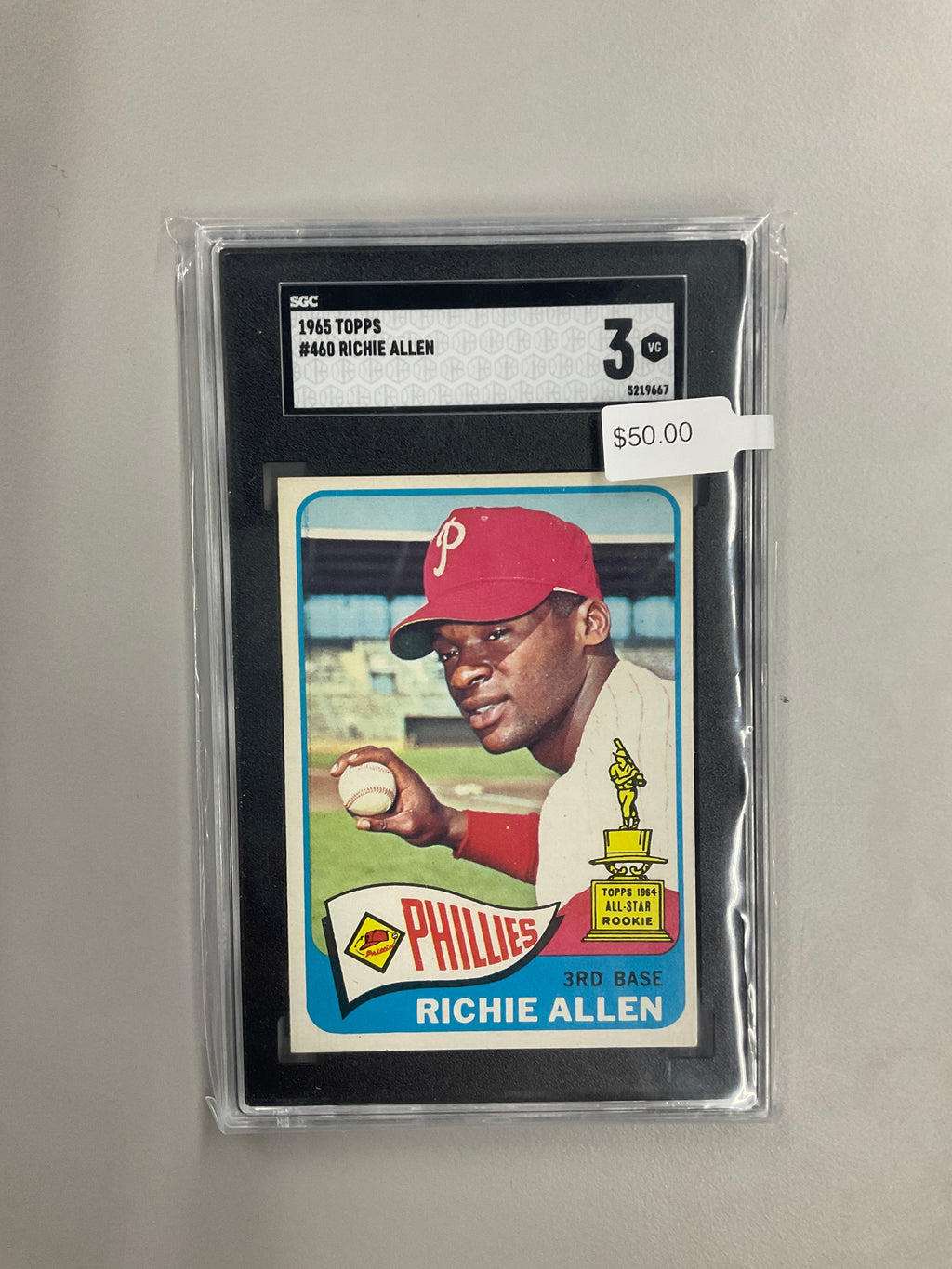 1965 Topps #460 Richie Allen SGC 3 Reds