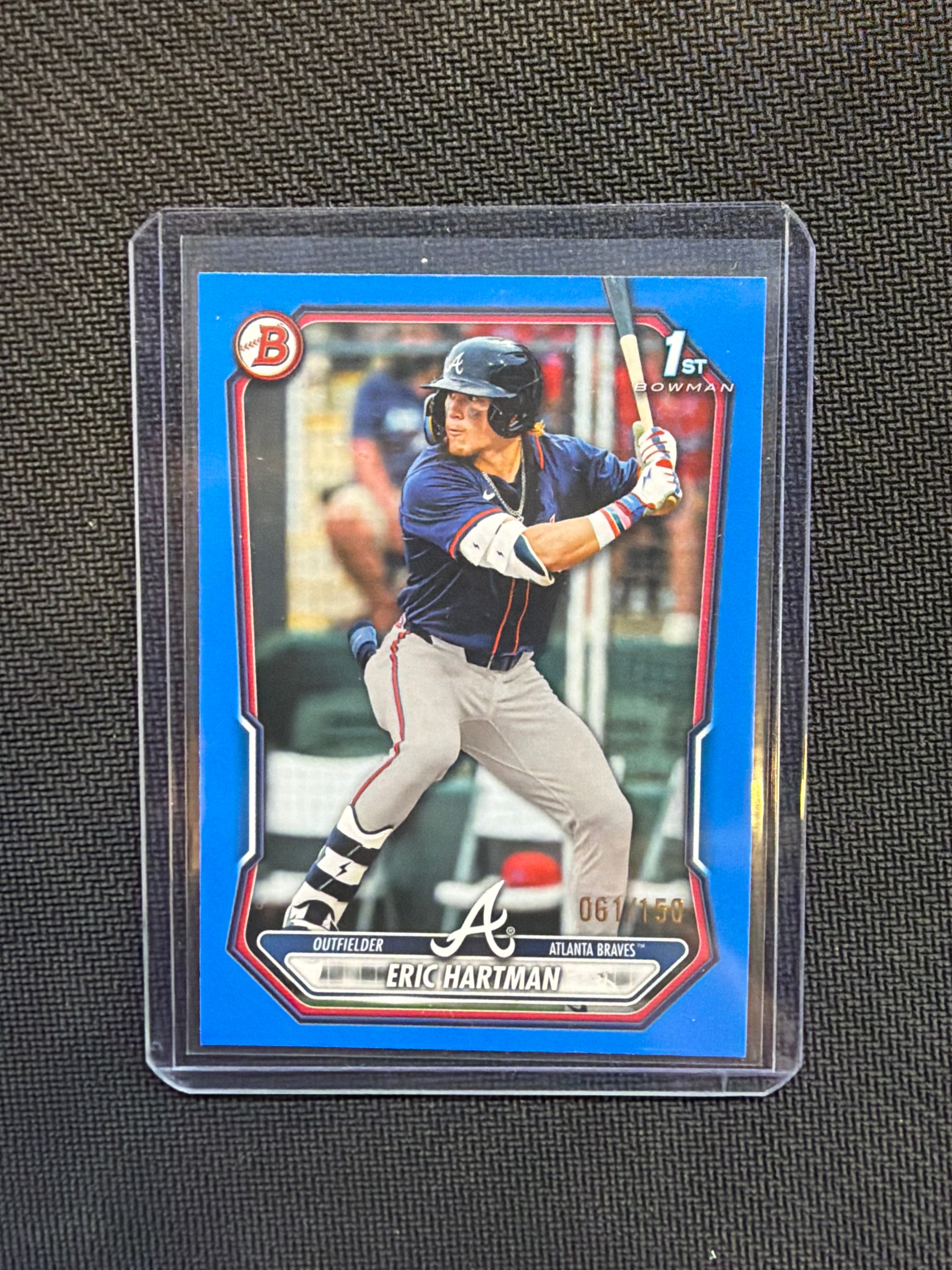 2026 Bowman Eric Hartman Blue /150 Paper Braves