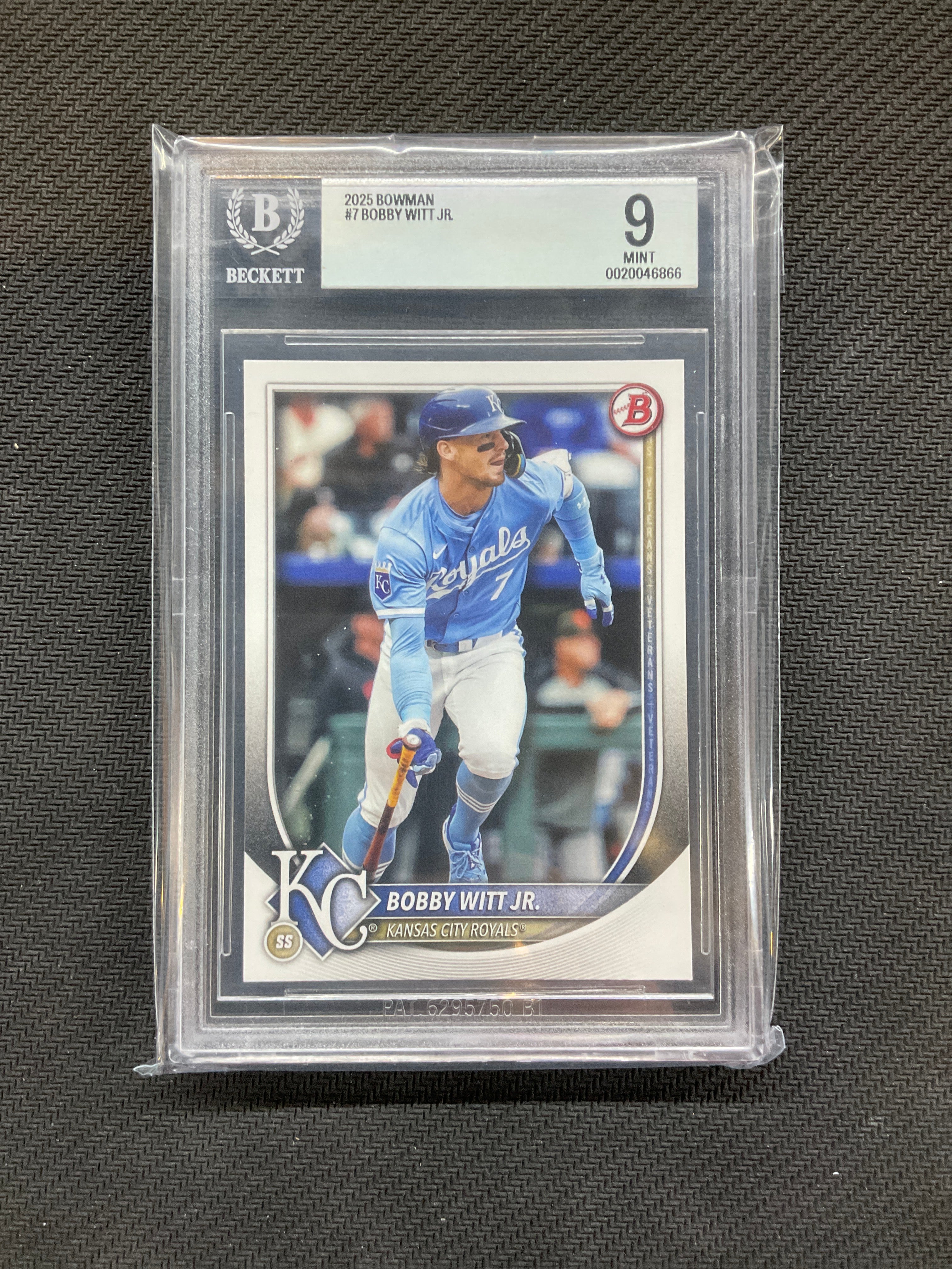 2025 Bowman Bobby WItt Jr BGS 9