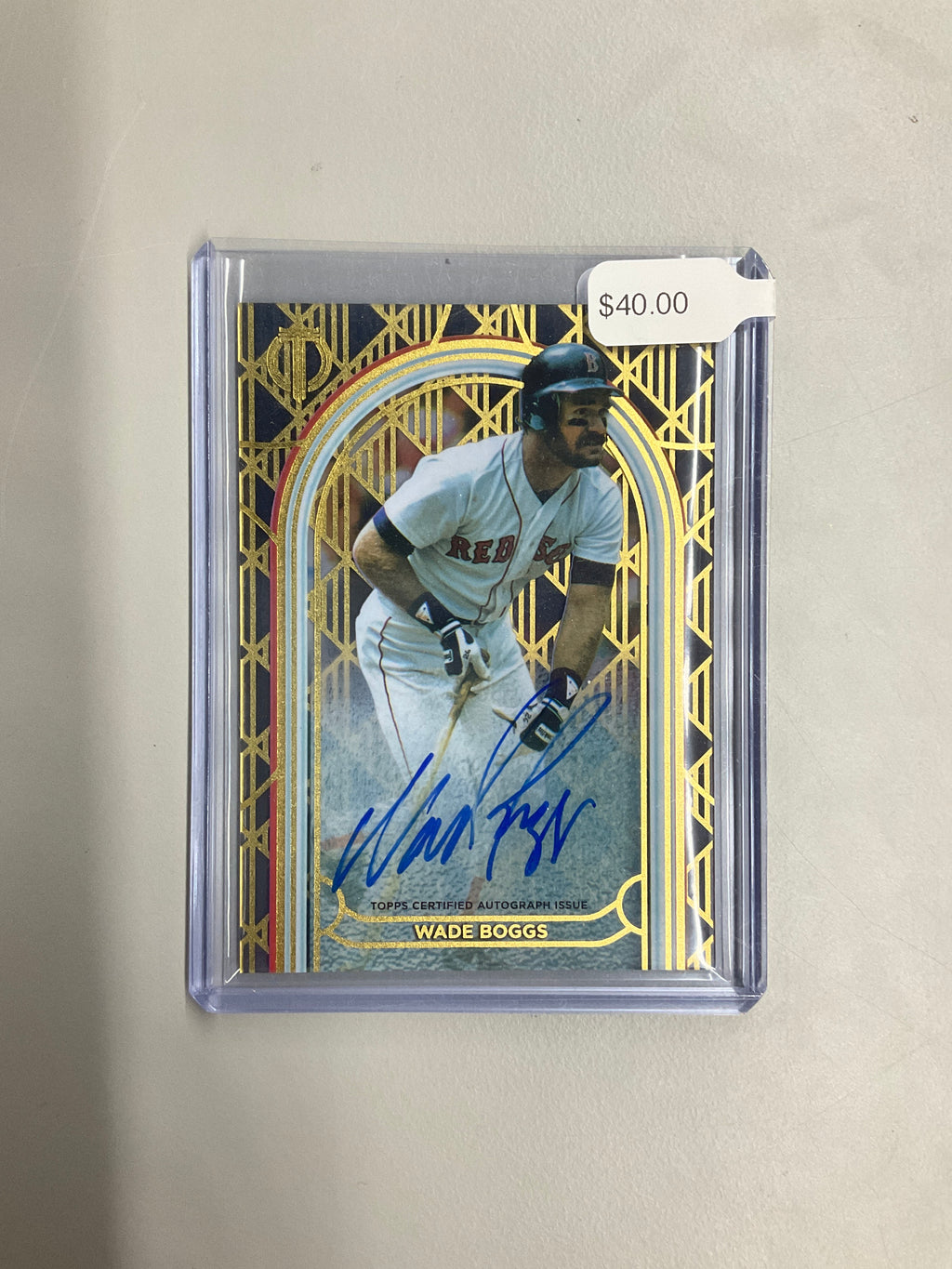 2024 Topps Tribute Wade Boggs Auto /30