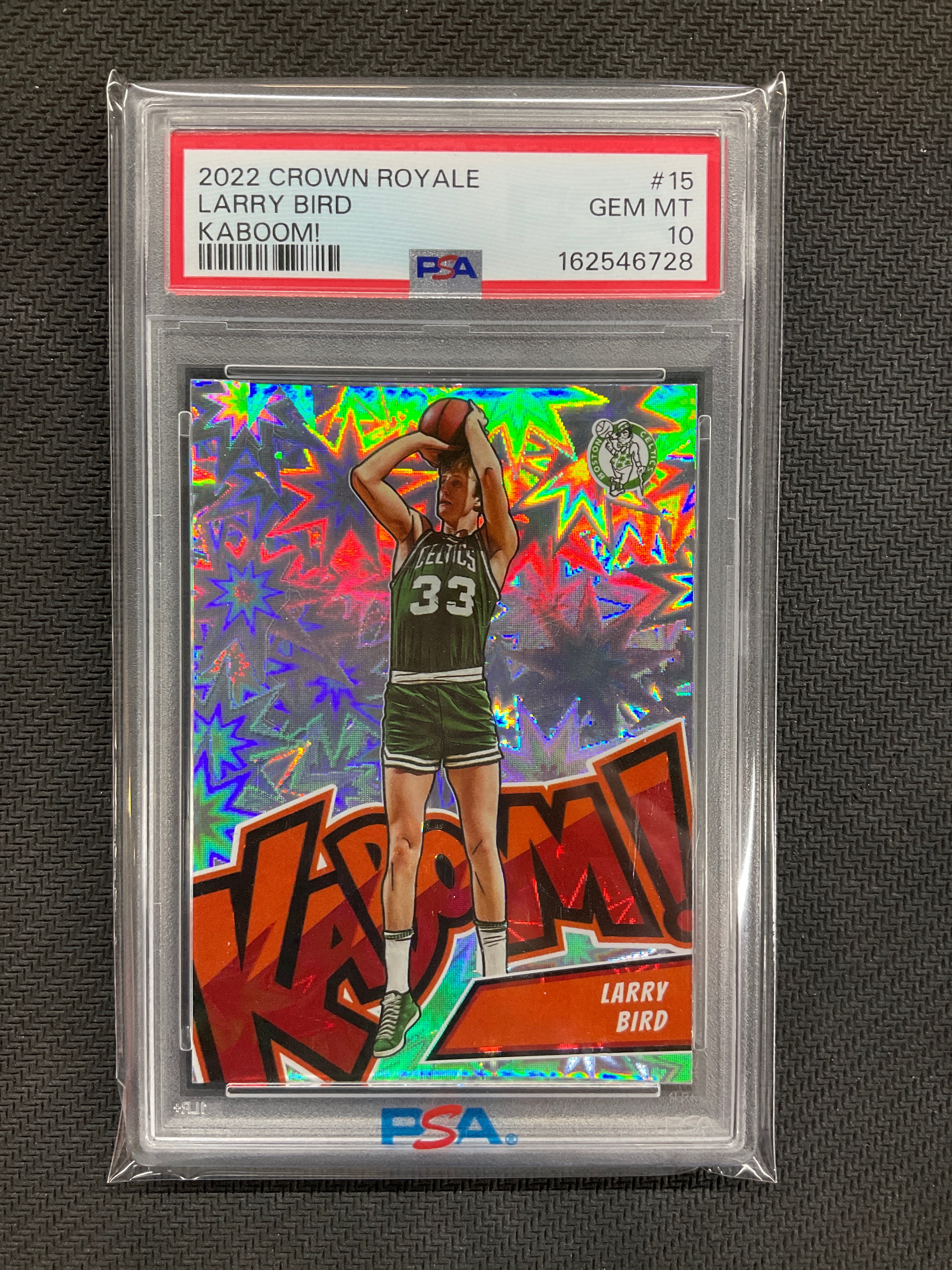 2022 Crown Royale Larry Bird Kaboom! #15 PSA 10 728