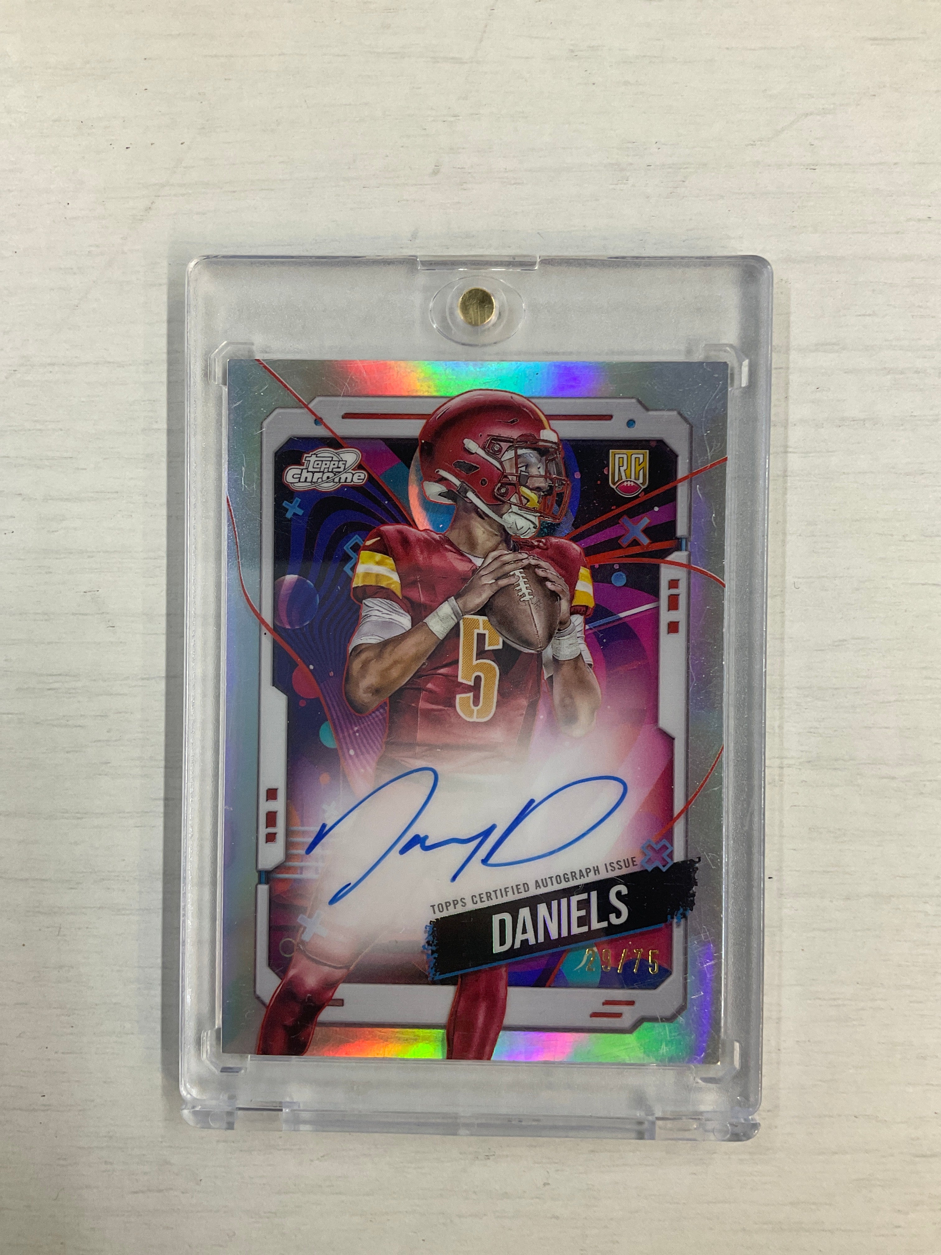 2024 Topps Cosmic Chrome Jayden Daniels Auto