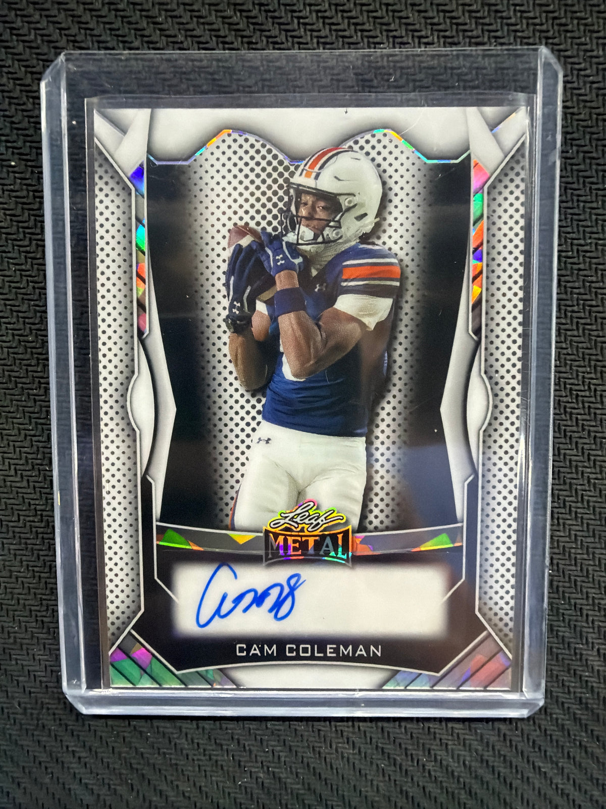 2025 Leaf Metal Cam Coleman Autograph /45