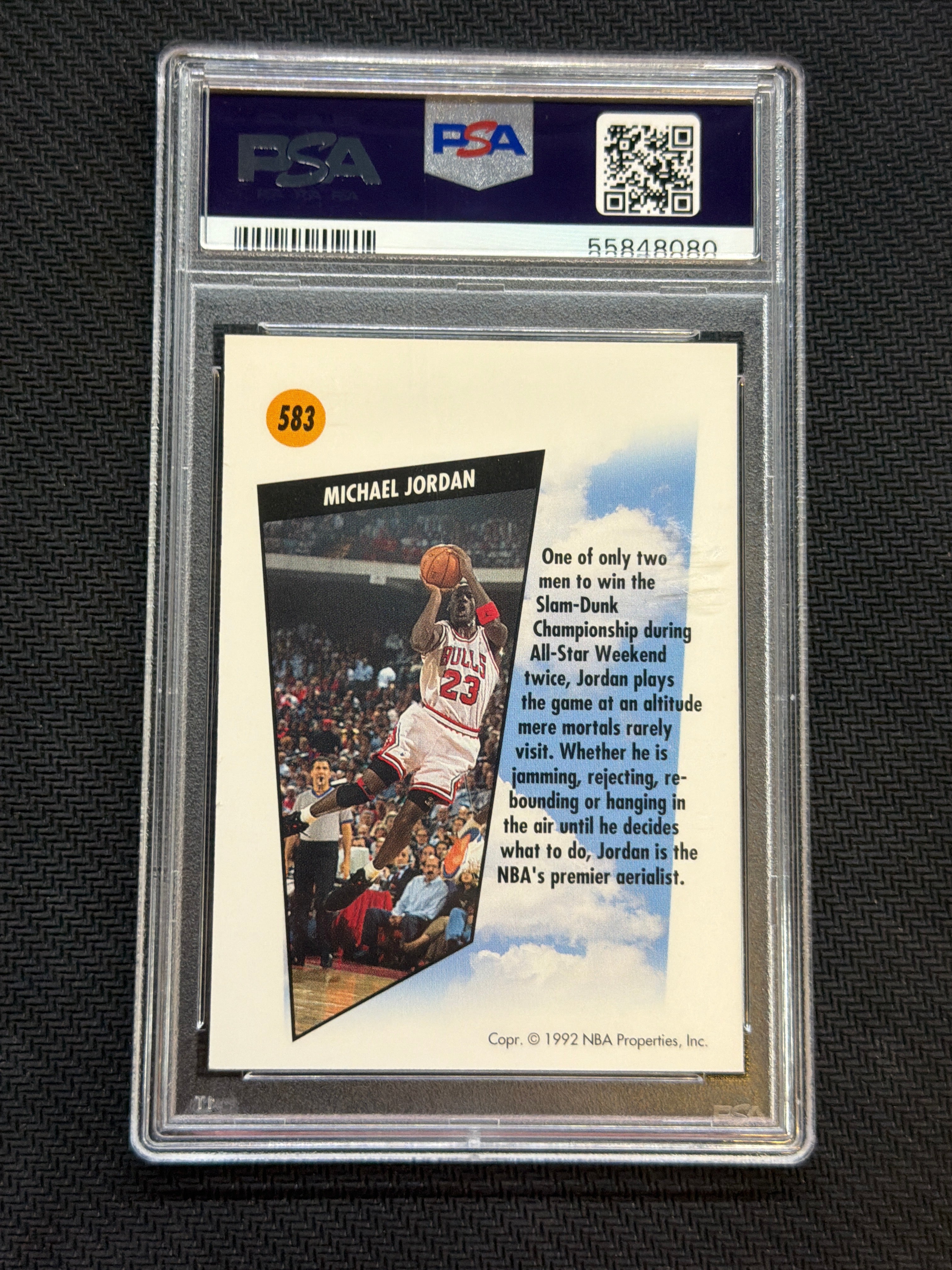 1991 Skybox Michael Jordan #583 PSA 9 080 Bulls