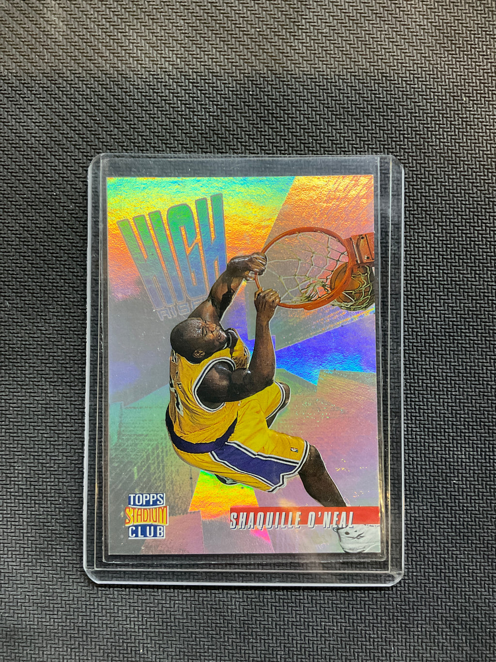 1996 Topps Stadium Club Shaquille O'Neal High Risers Lakers