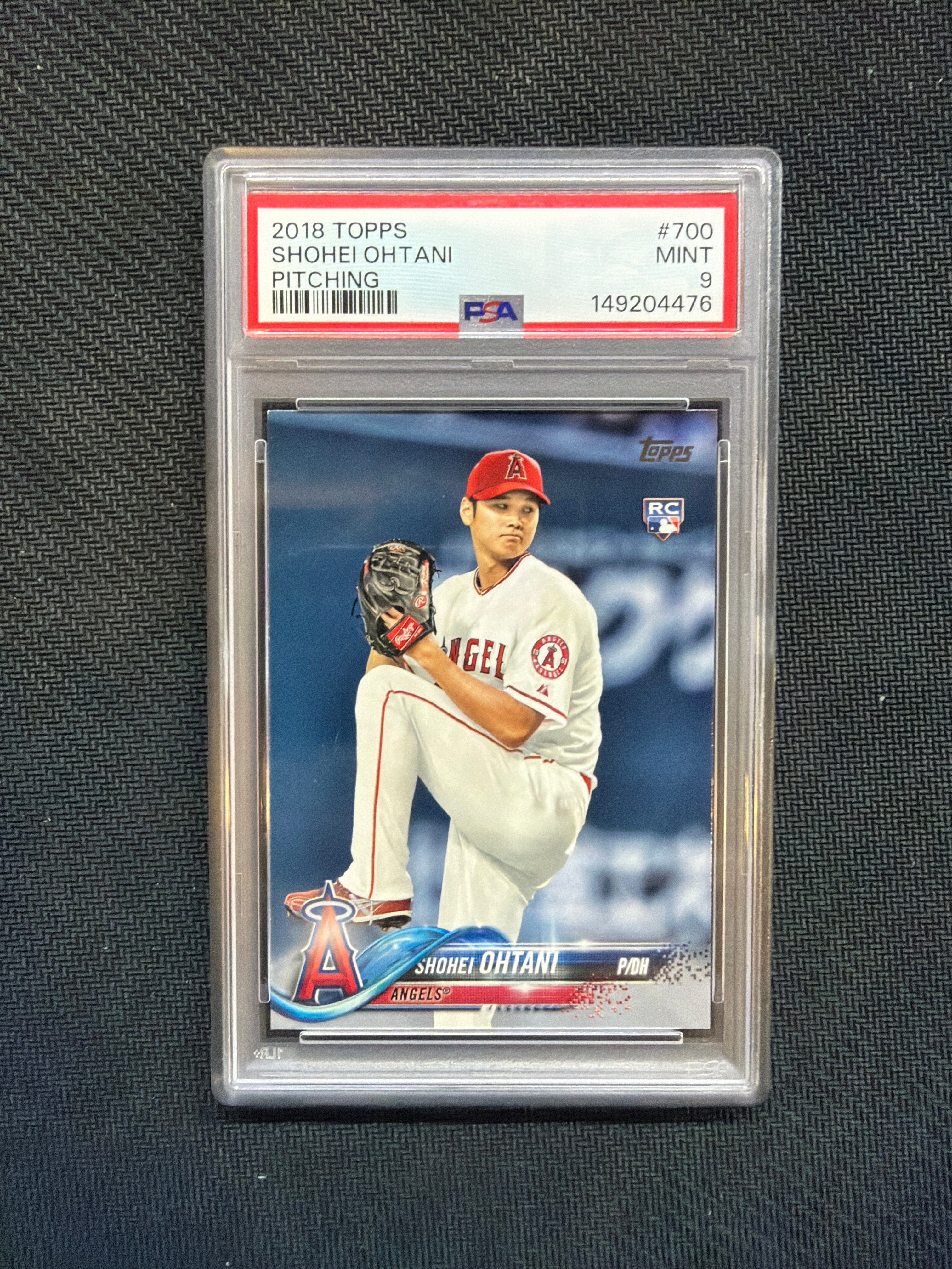 2018 Topps Shohei Ohtani 700 Rookie Pitching PSA 9 476