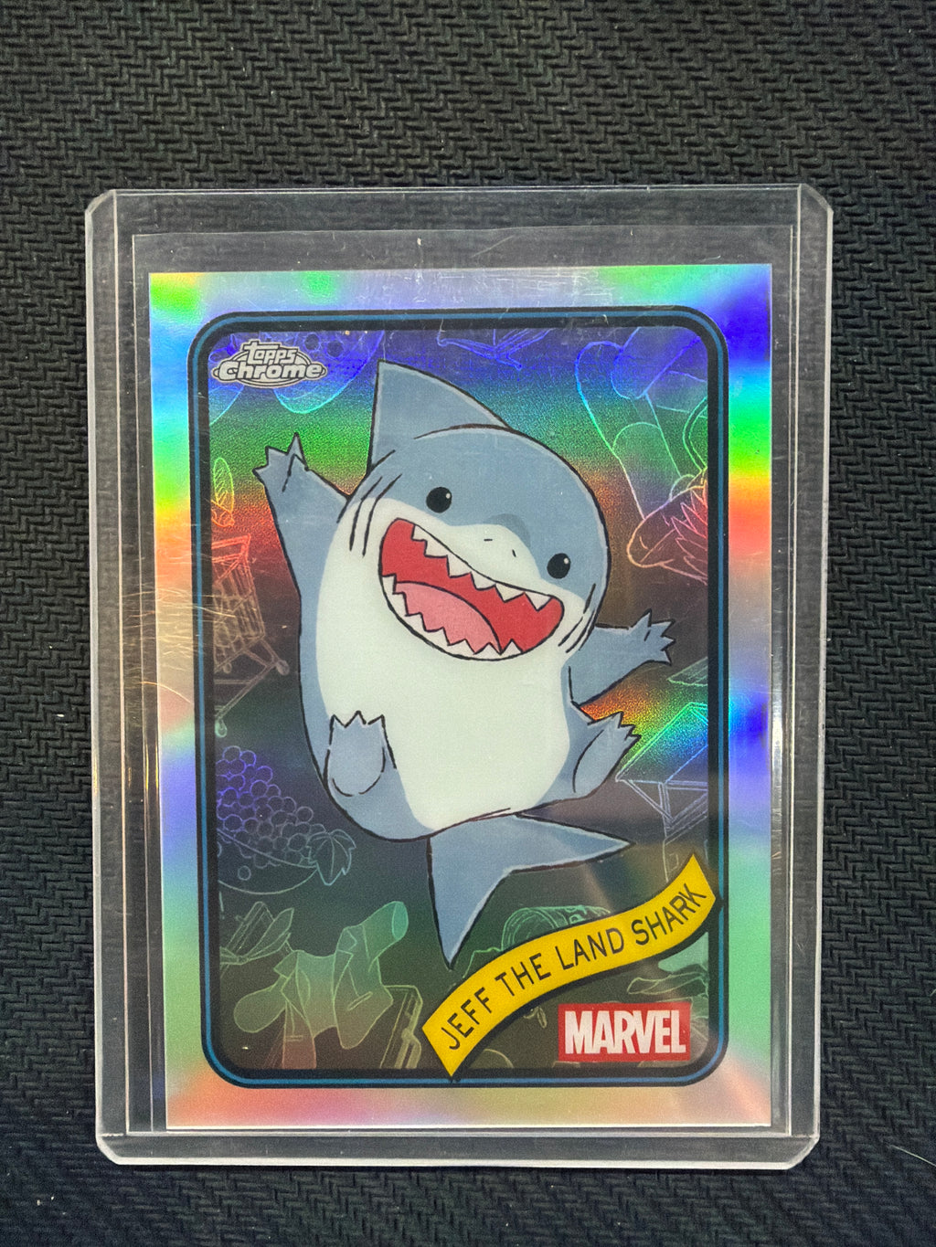 2025 Topps Chrome Jeff The Land Shark Refractor