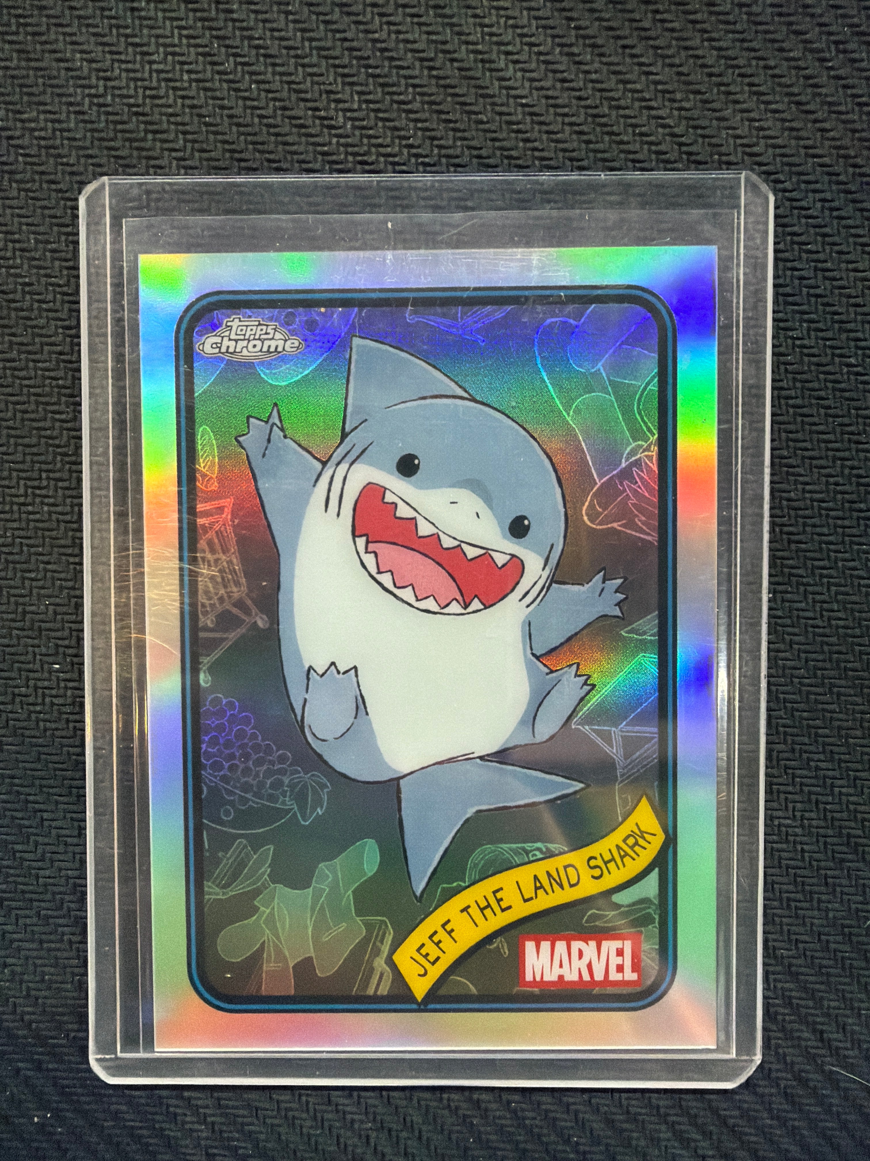 2025 Topps Chrome Jeff The Land Shark Refractor