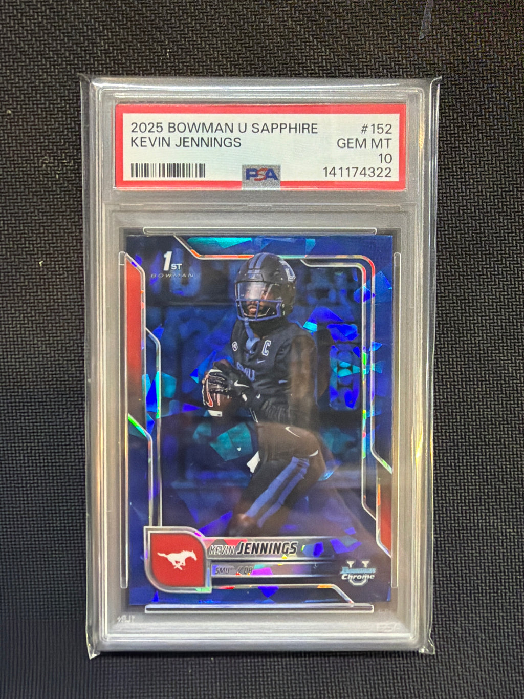 2025 Bowman U Sapphire Kevin Jennings PSA 10 SMU