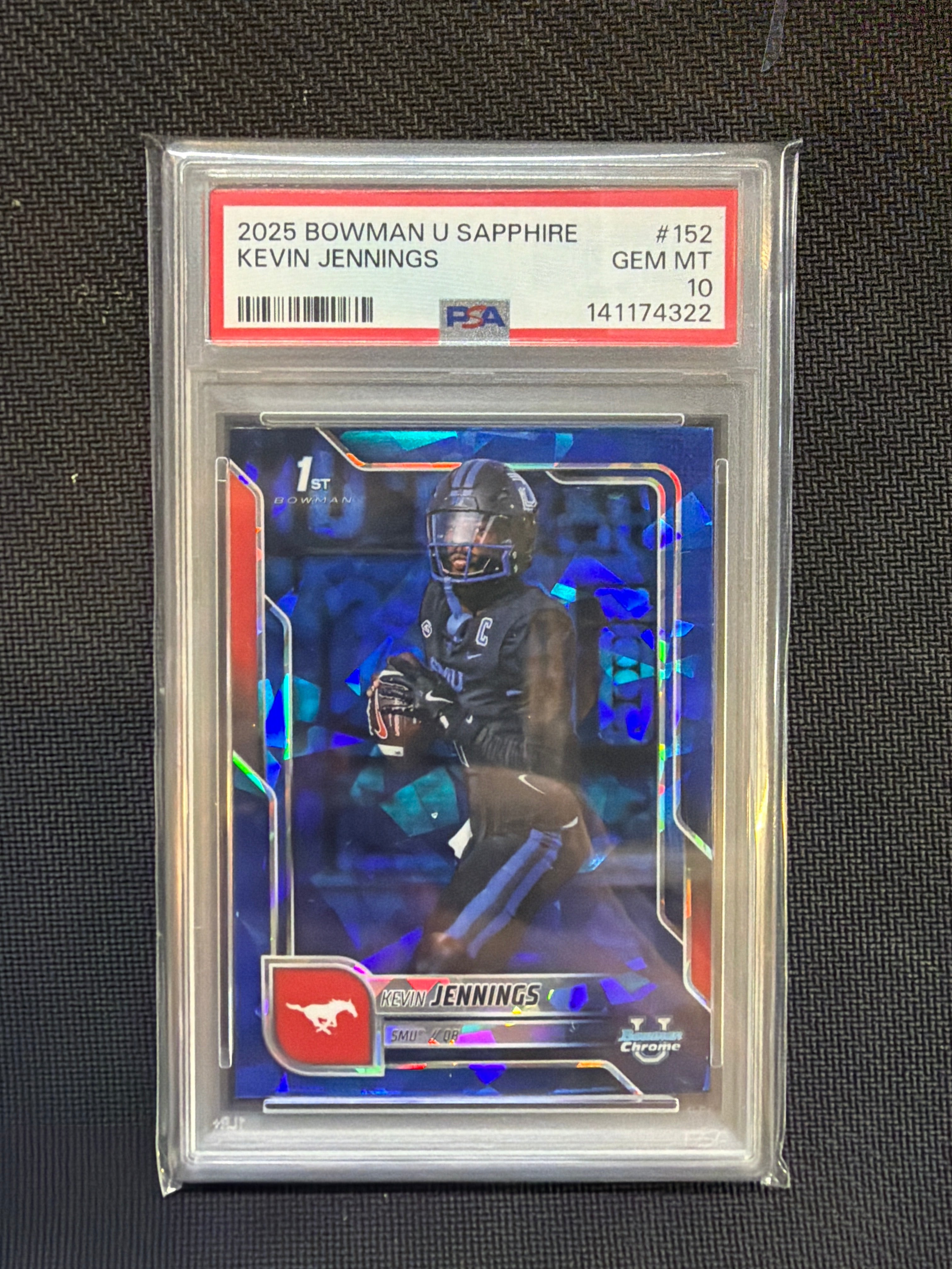 2025 Bowman U Sapphire Kevin Jennings PSA 10 SMU