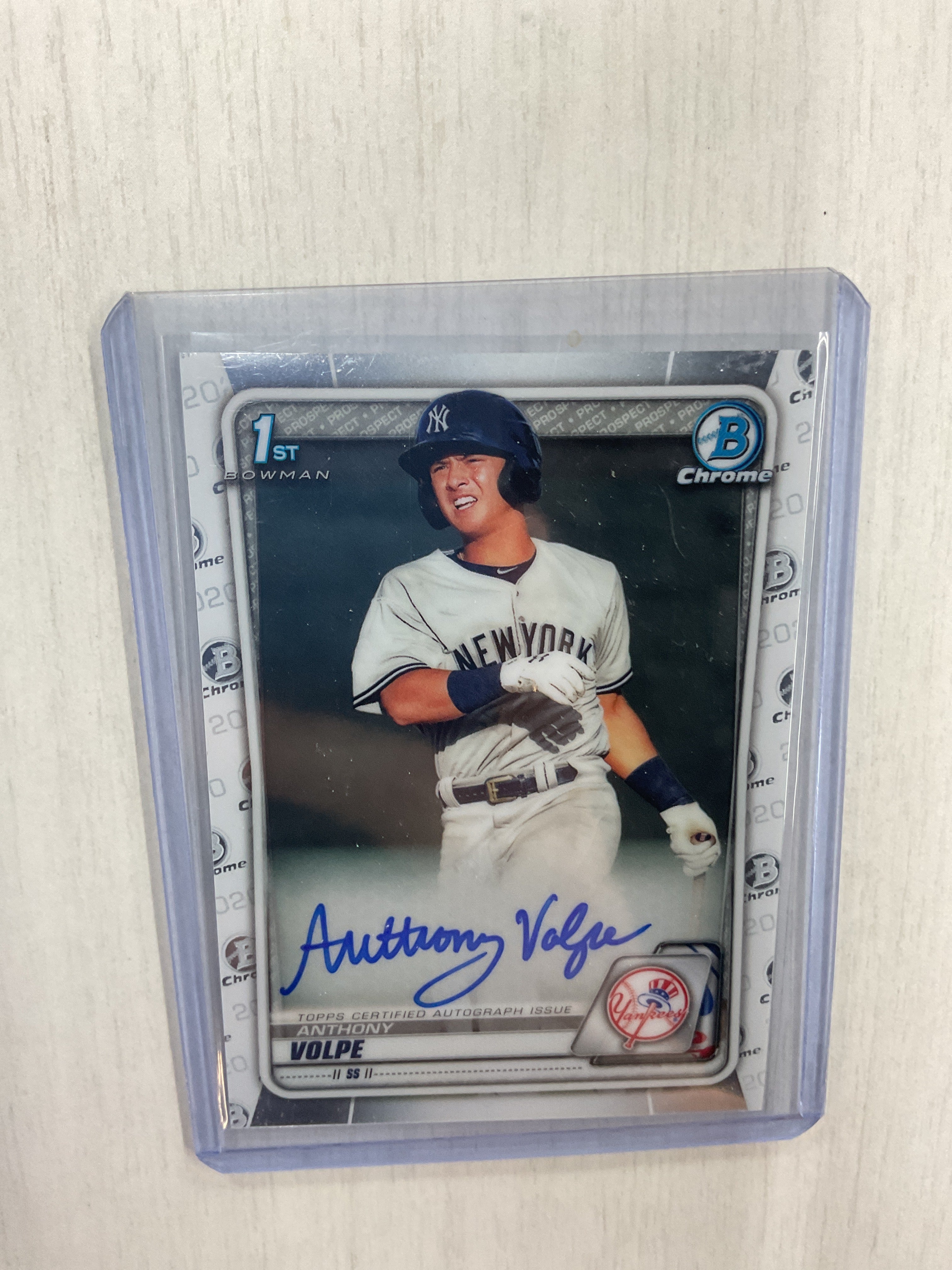 2020 Bowman Anthony Volpe Rookie Auto Yankees 1st