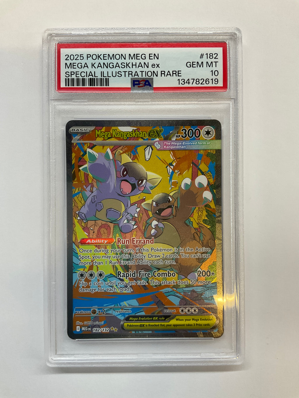 2025 Mega Kangaskhan ex 182 PSA 10