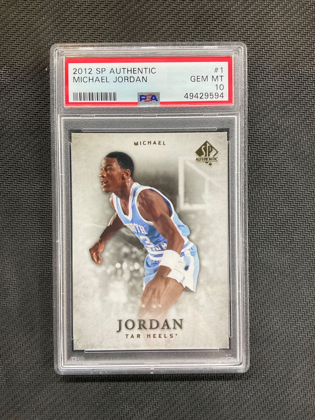 2012 SP Authentic Michael Jordan #1 PSA 10 UNC 594