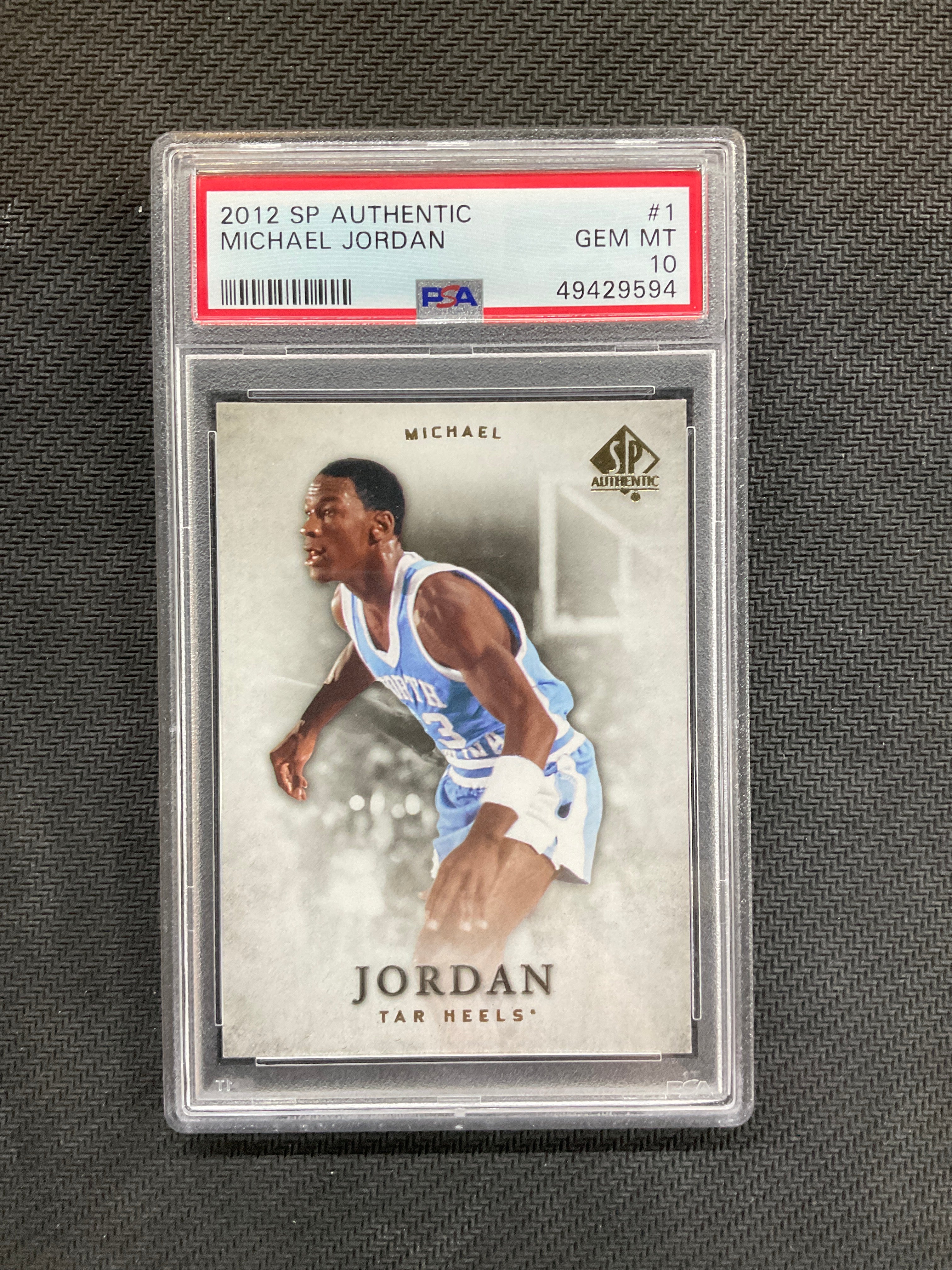 2012 SP Authentic Michael Jordan #1 PSA 10 UNC 594