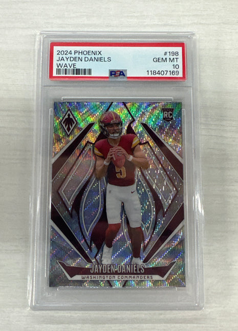 2024 Phoenix Jayden Daniels Wave PSA 10