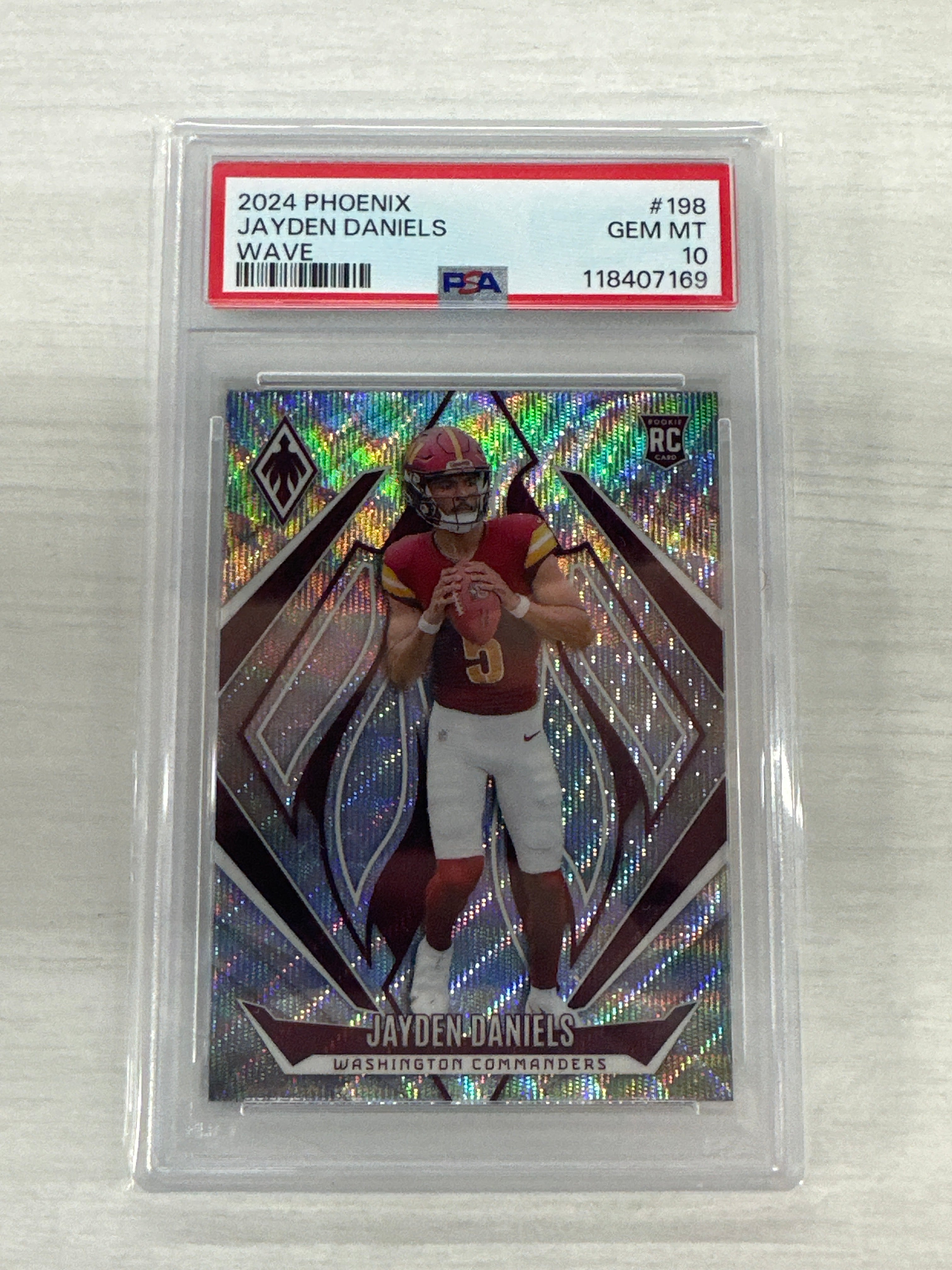 2024 Phoenix Jayden Daniels Wave PSA 10