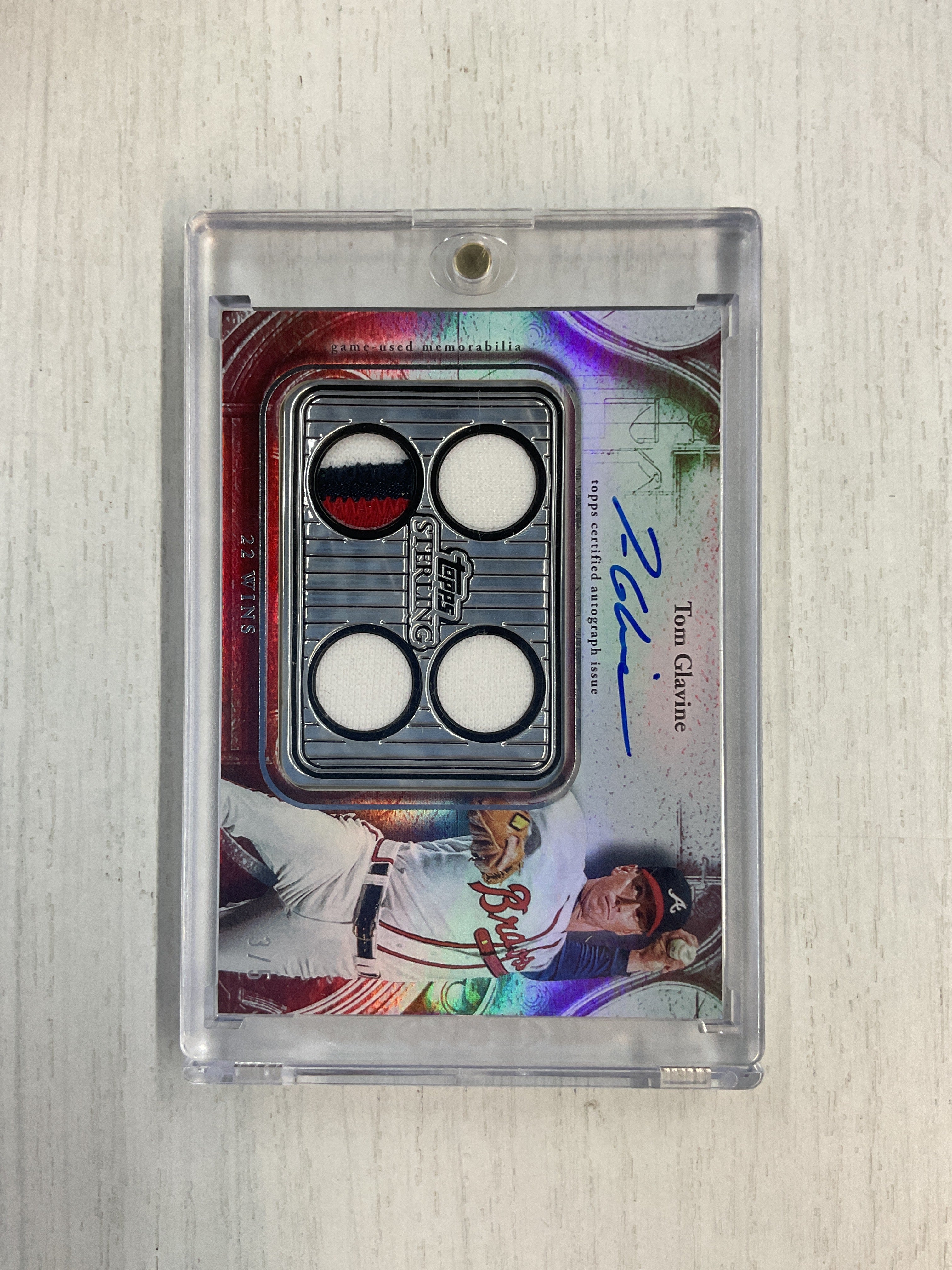 2025 Topps Sterling Tom Glavine Patch Auto /5