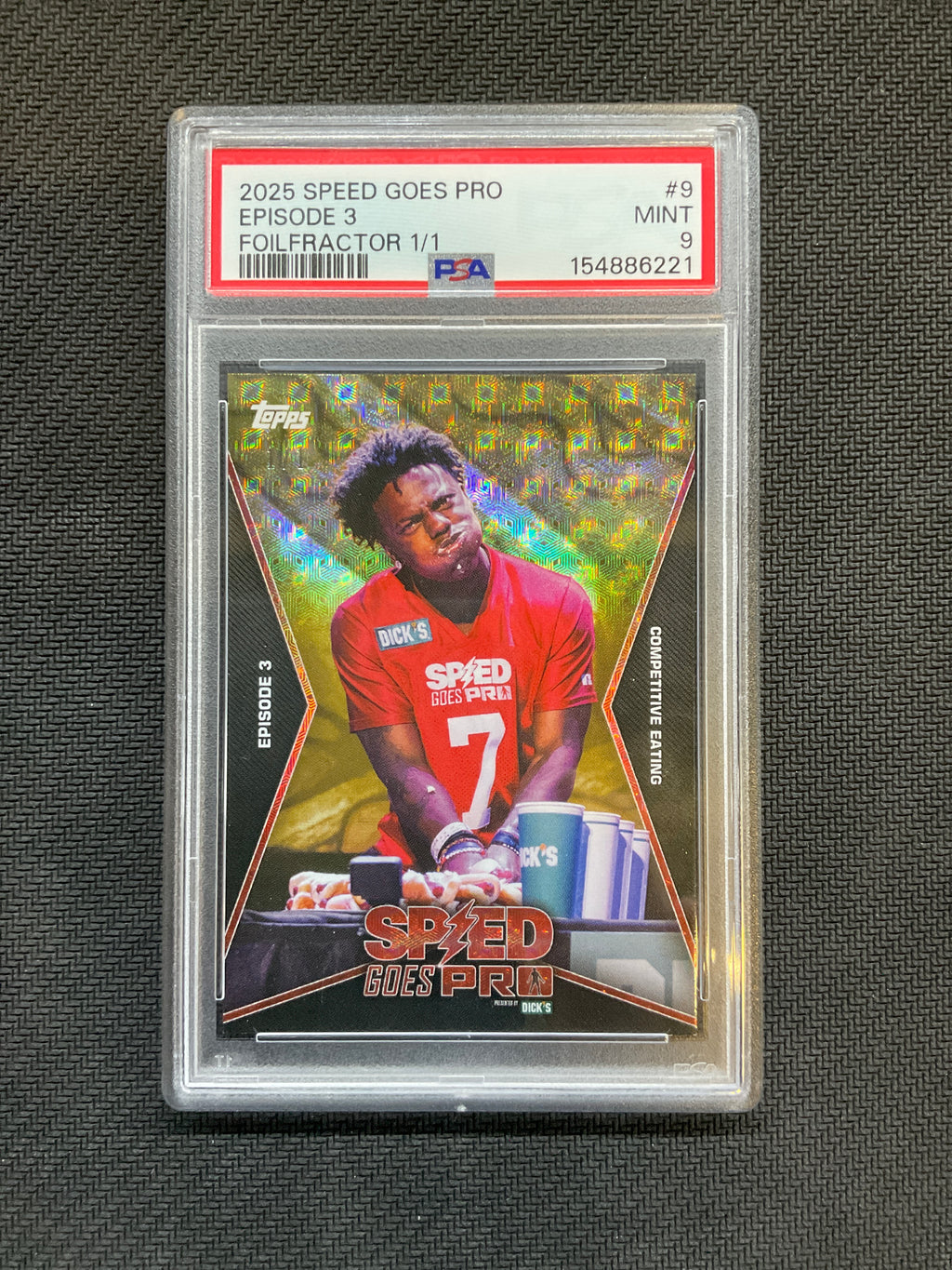 2025 Speed Goes Pro Episode 3 FoilFractor 1/1 PSA 9