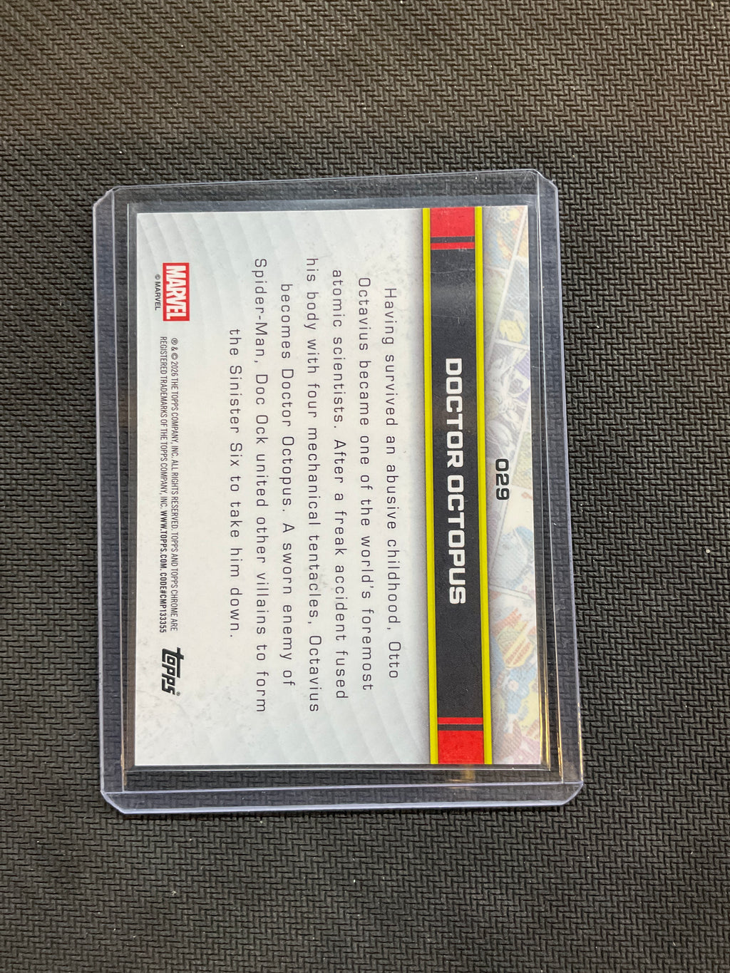 2026 Topps Chrome Marvel Doctor Octopus Red Raywave /5