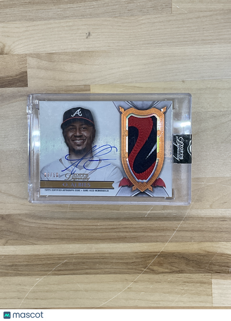 2024 Topps Dynasty Ozzie Albies Patch Auto /10 Braves