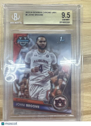 2023-24 Bowman Chrome University Johni Broome BGS 9.5
