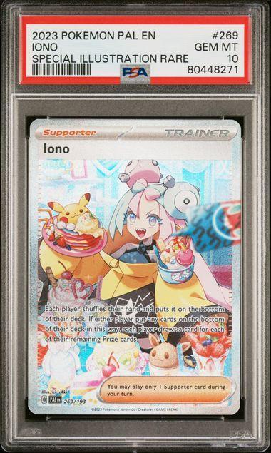 2023 Pokemon Paldea Evolved Iono 269 PSA 10