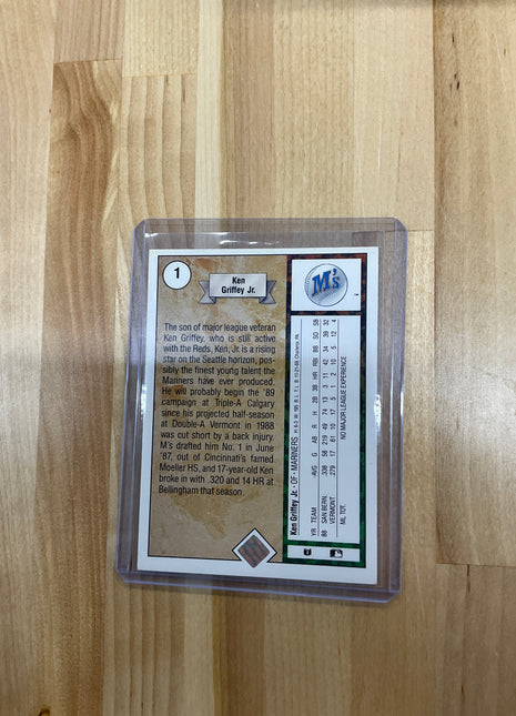 1989 Upper Deck Ken Griffey Jr. Rookie #1