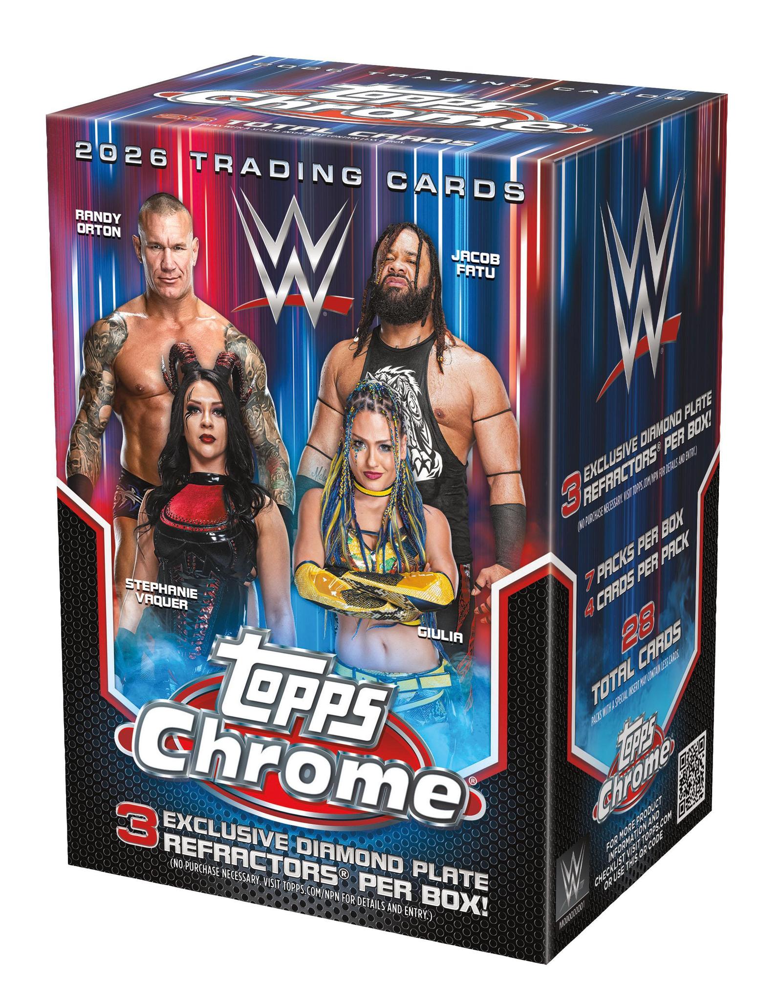 2026 Topps WWE Chrome Value Blaster Box