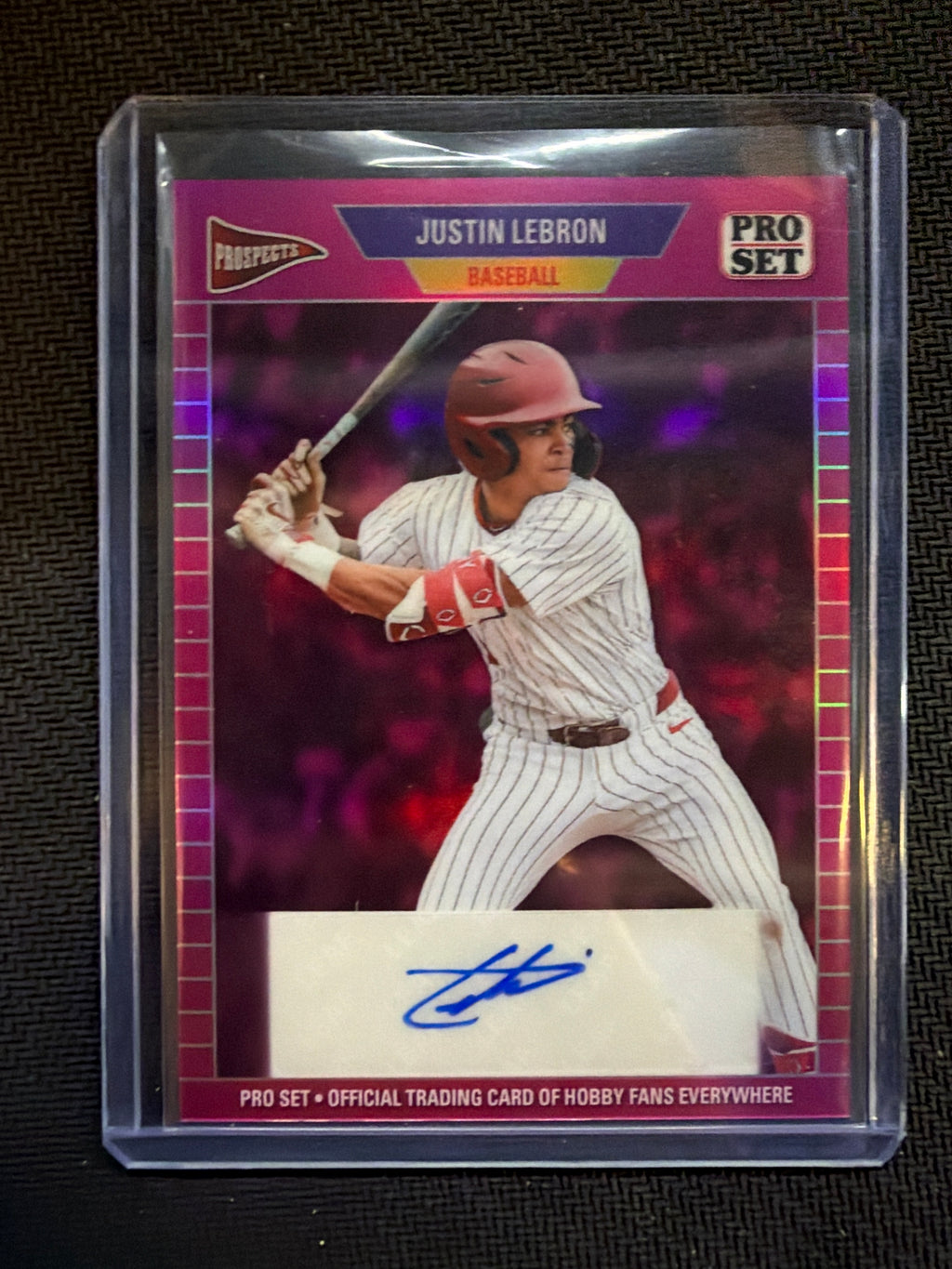 2026 Leaf Pro Set Justin Lebron Auto /7 Alabama