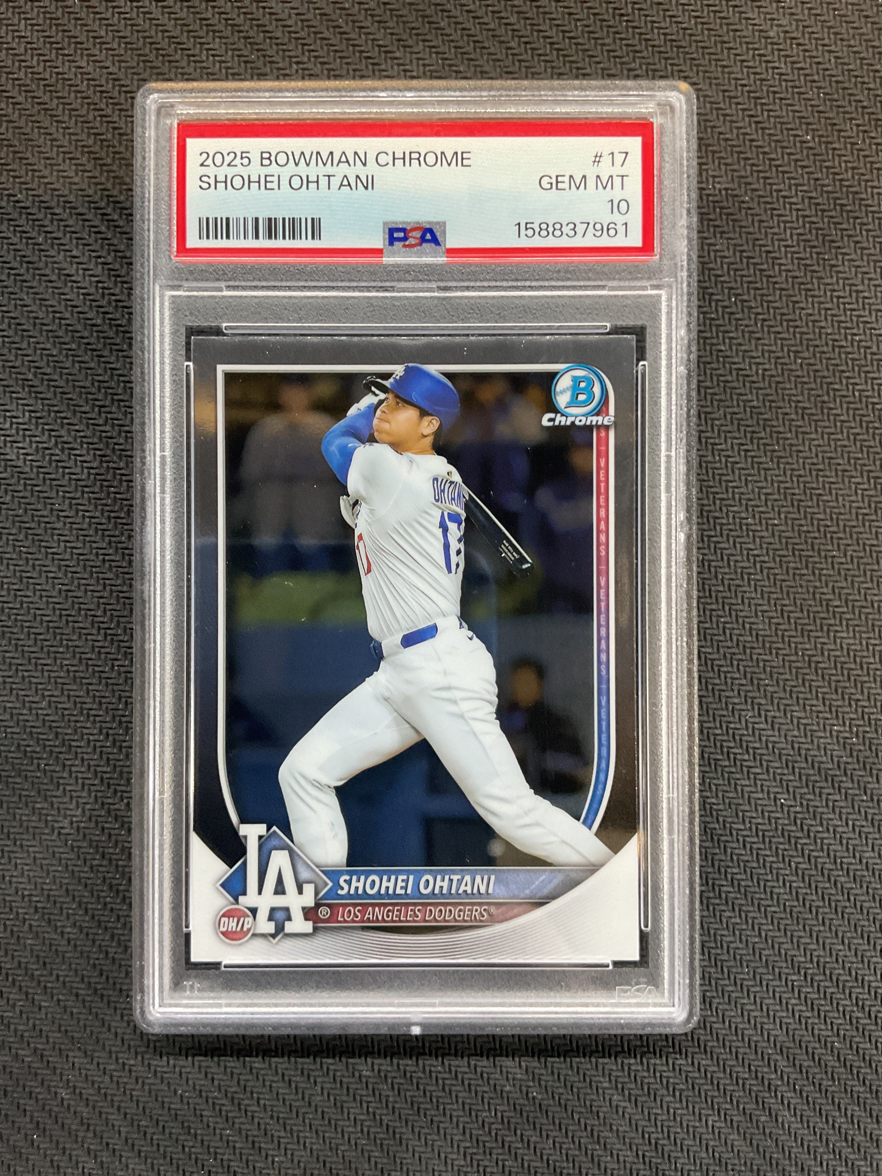 2025 Bowman Chrome Shohei Ohtani #17 PSA 10 Dodgers 961