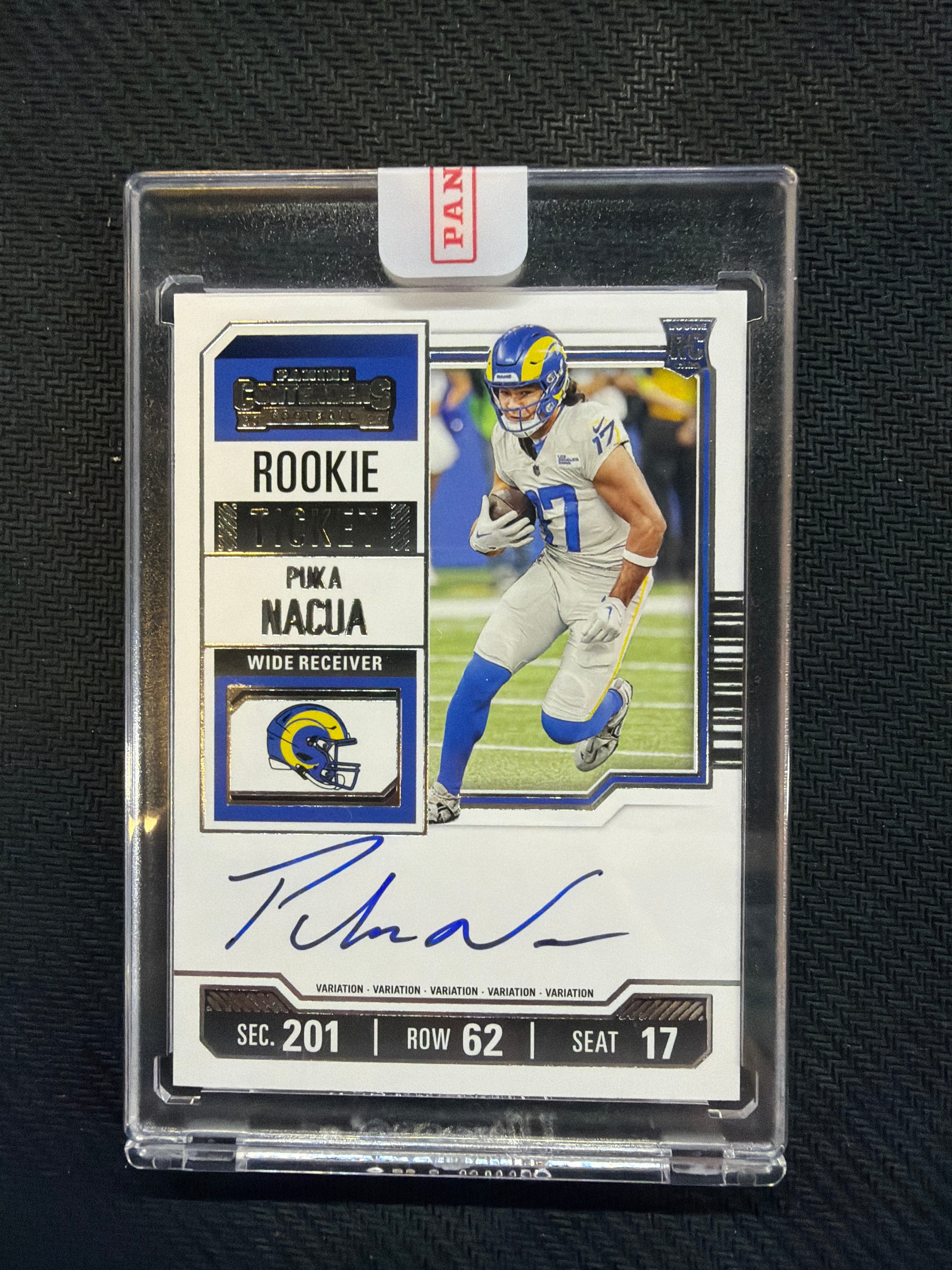 2023 Contenders Puka Nacua #125 Rookie Ticket Auto