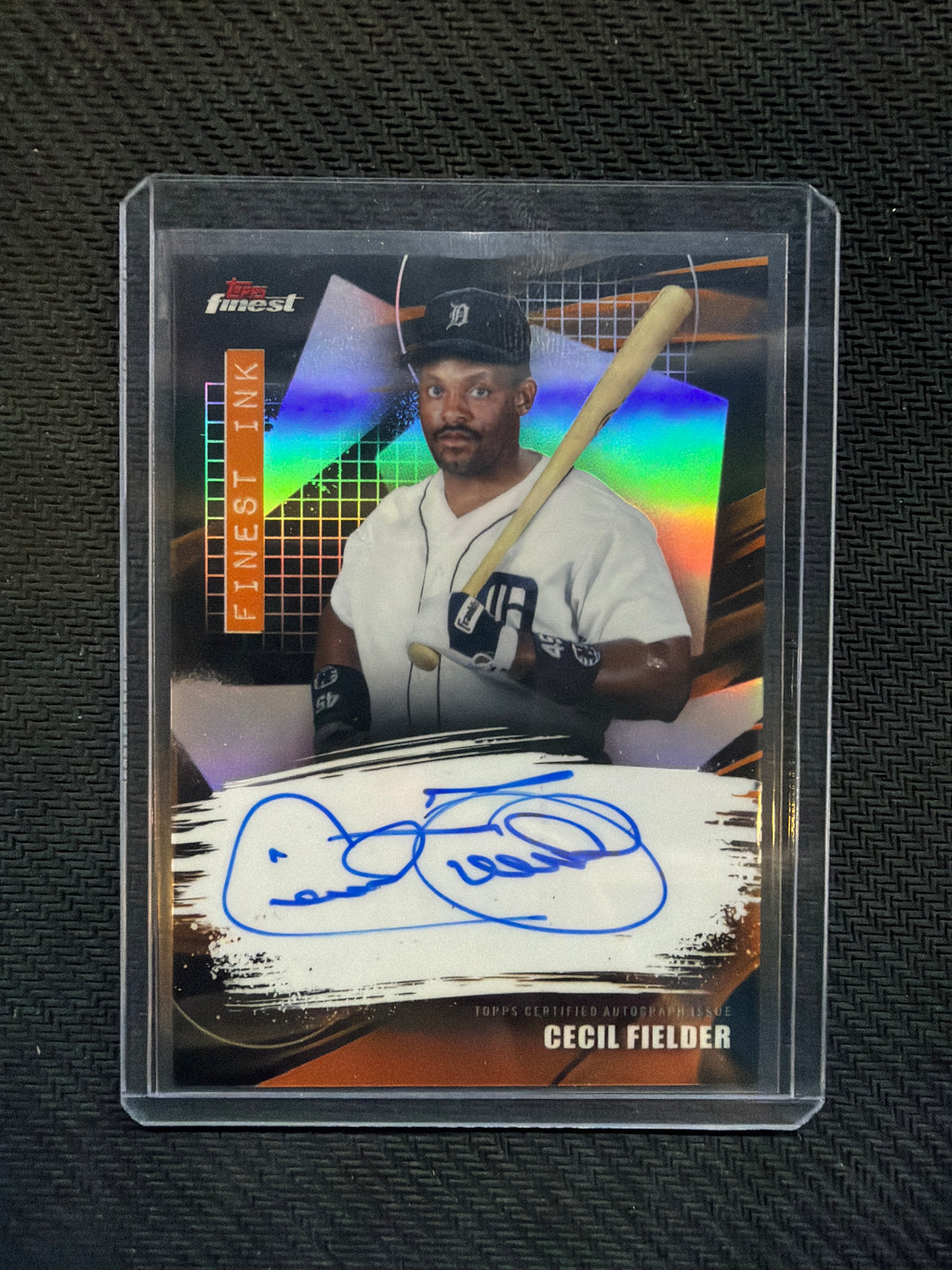 2026 Topps Finest Cecil Fielder Finest Ink Auto Tigers