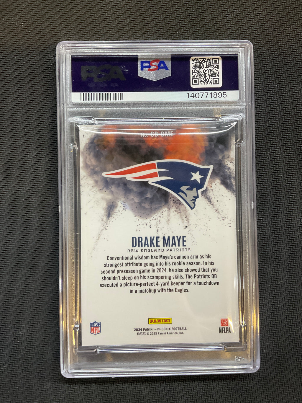 2024 Phoenix Drake Maye Color Blast Rookie PSA 10 Patriots