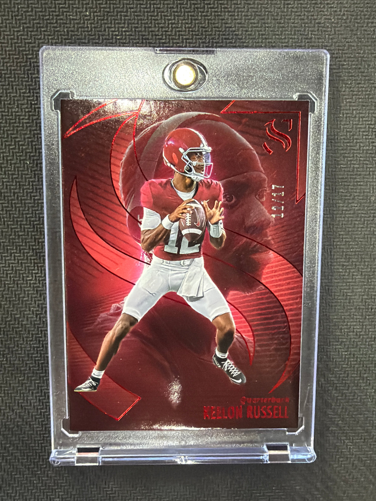 2025 Panini Silhouette Keelon Russell Red /17 Alabama