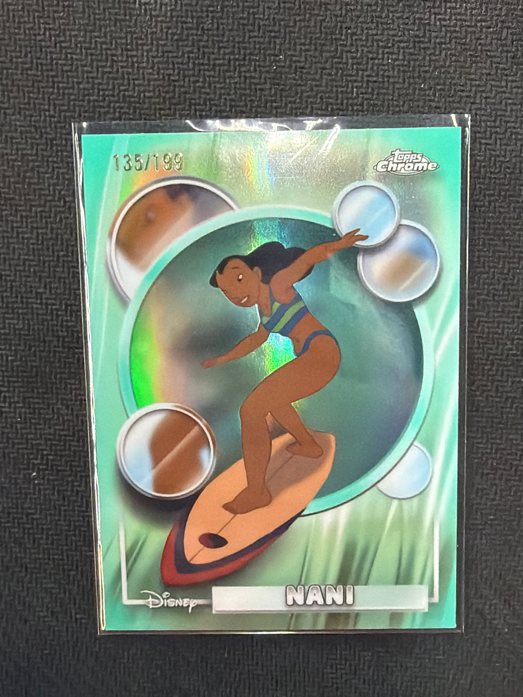 2026 Topps Chrome Disney Nani Aqua /199