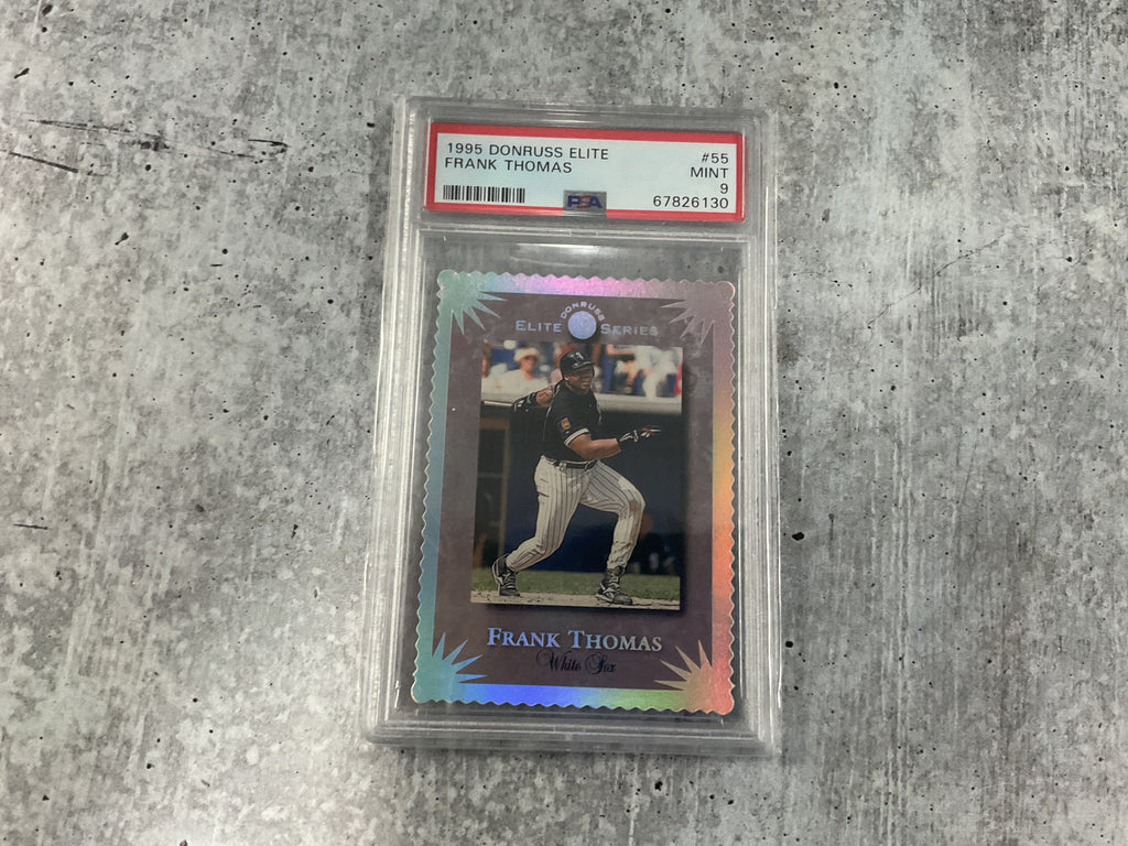 1995 Donruss Elite Frank Thomas /10000 PSA 9 1995 Donruss Elite Frank Thomas #55 PSA 9