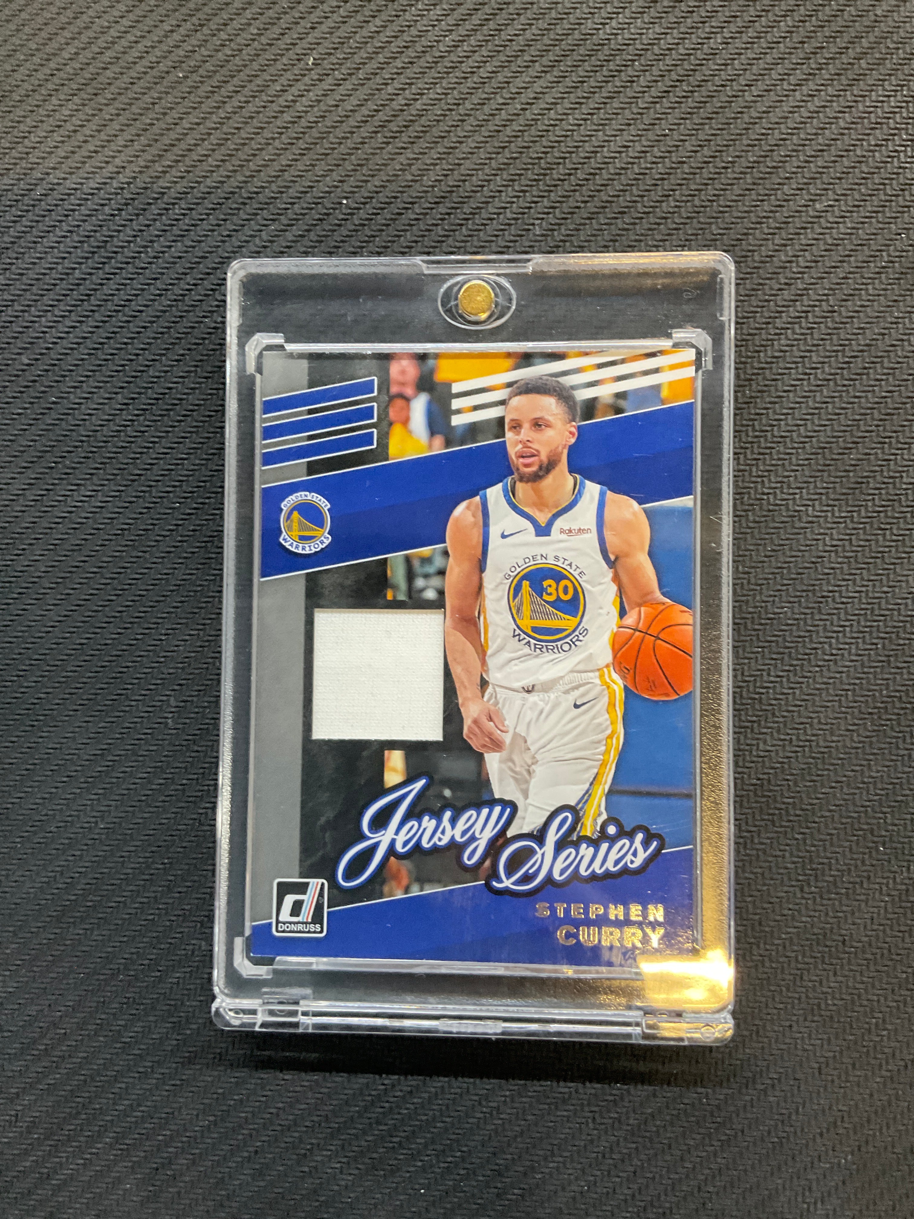 2019-20 Donruss Stephen Curry Jersey Series Patch Game Used