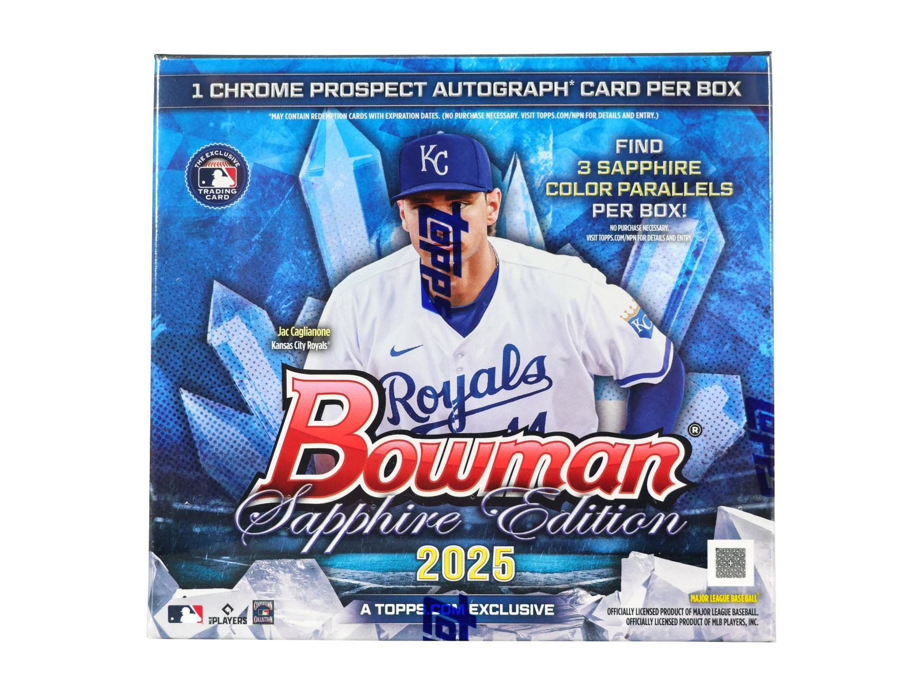 2025 Bowman Baseball Sapphire Box