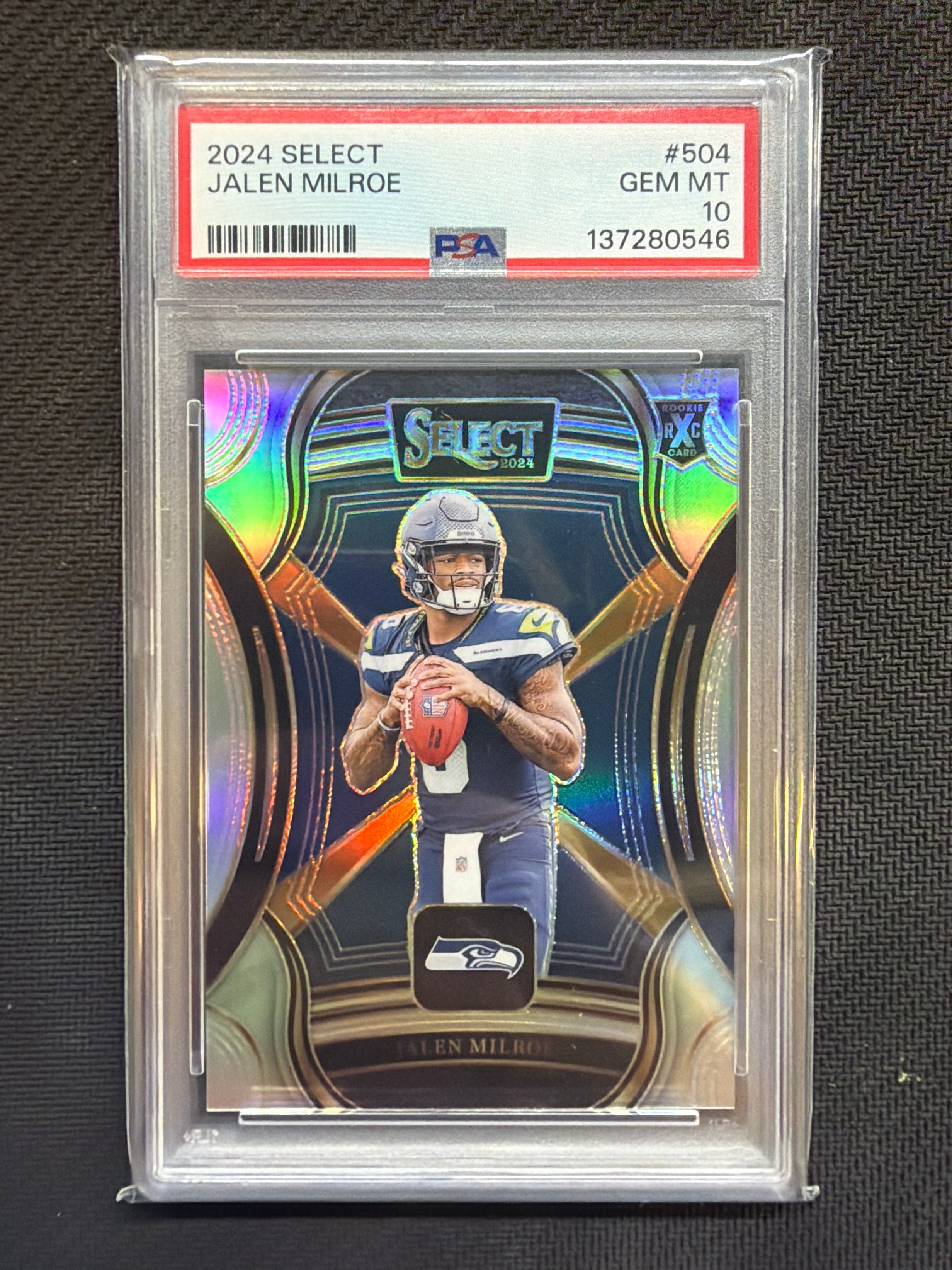 2024 Panini Select XRC Jalen Milroe Rookie #504 PSA 10