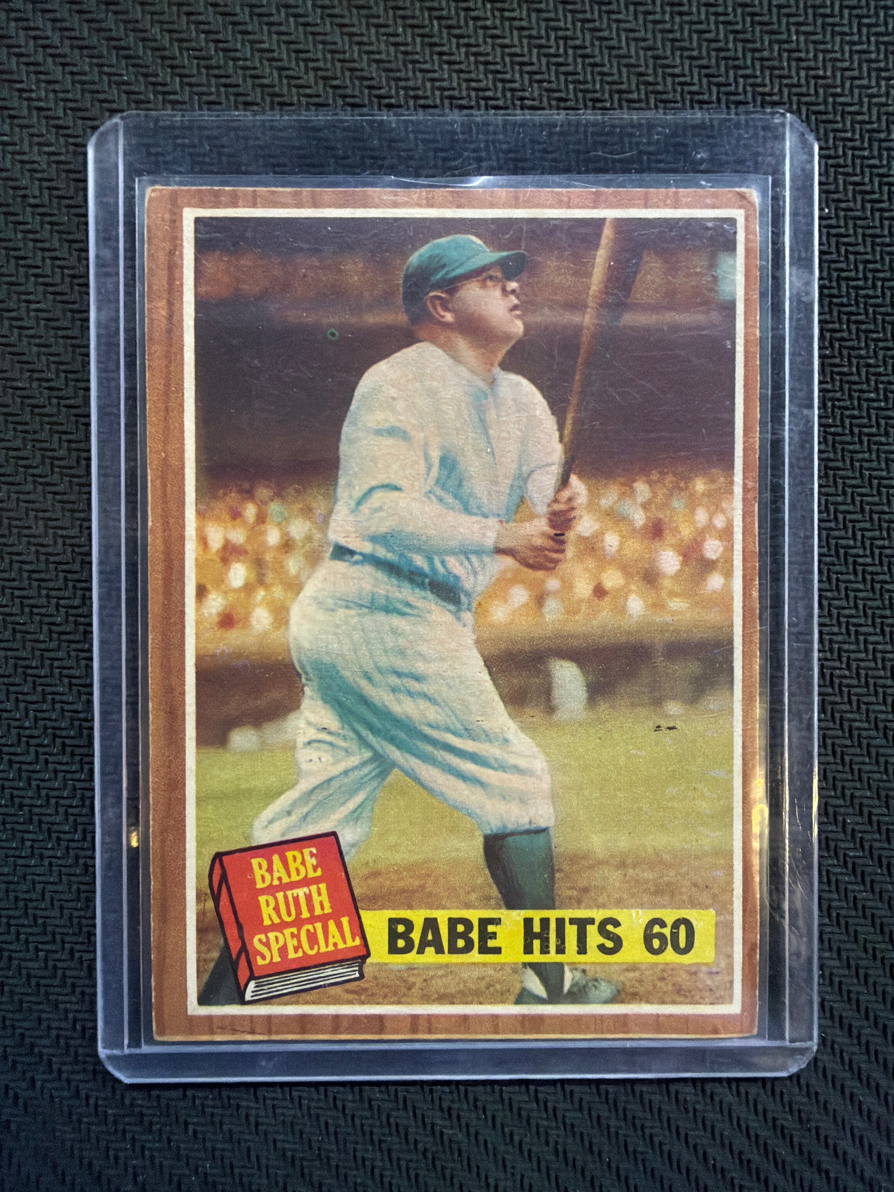 1962 Topps Babe Ruth Babe Hits 60 #139 Yankees