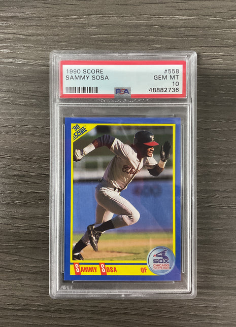 1990 Score Sammy Sosa #558 PSA 10