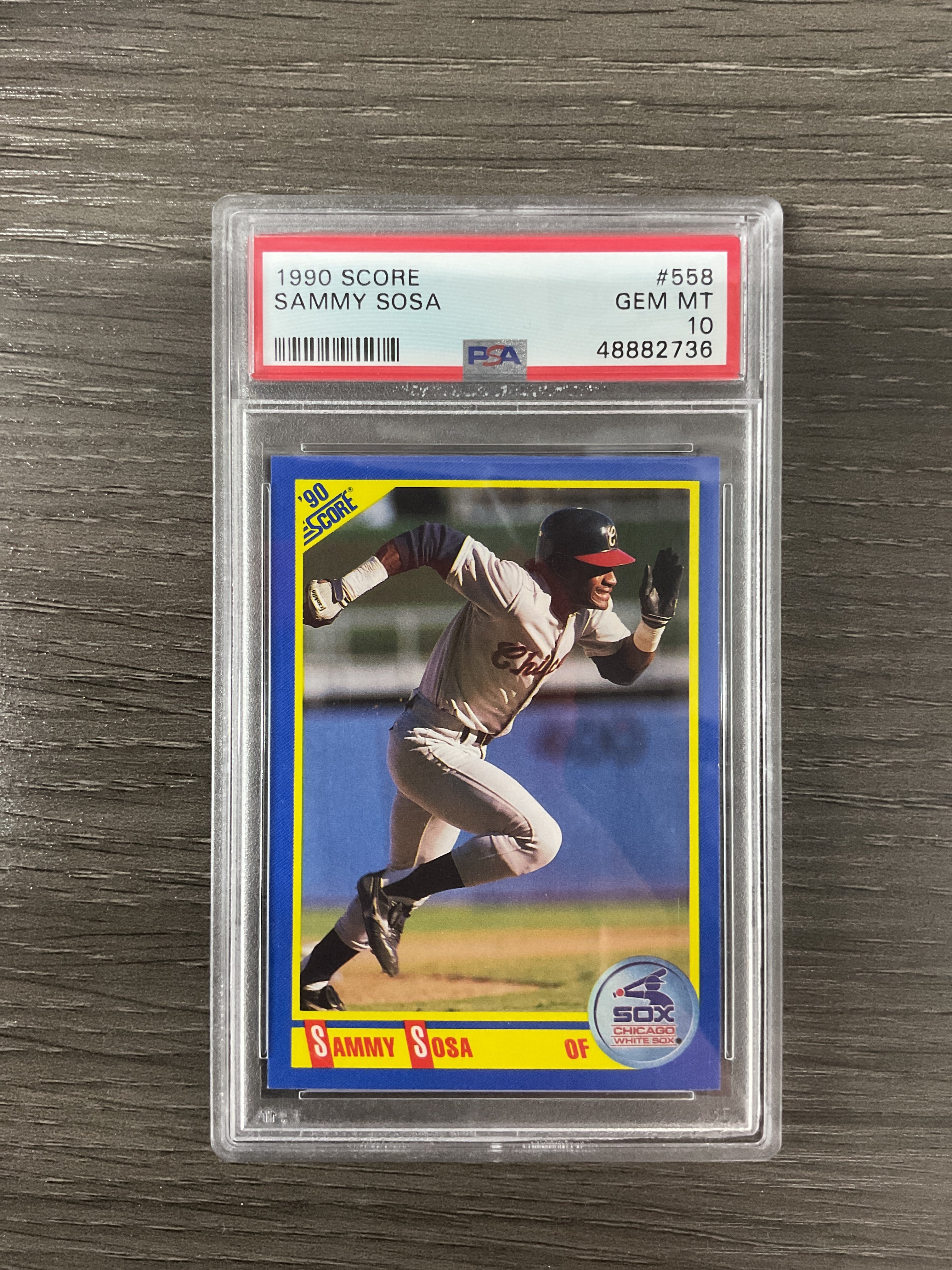 1990 Score Sammy Sosa #558 PSA 10