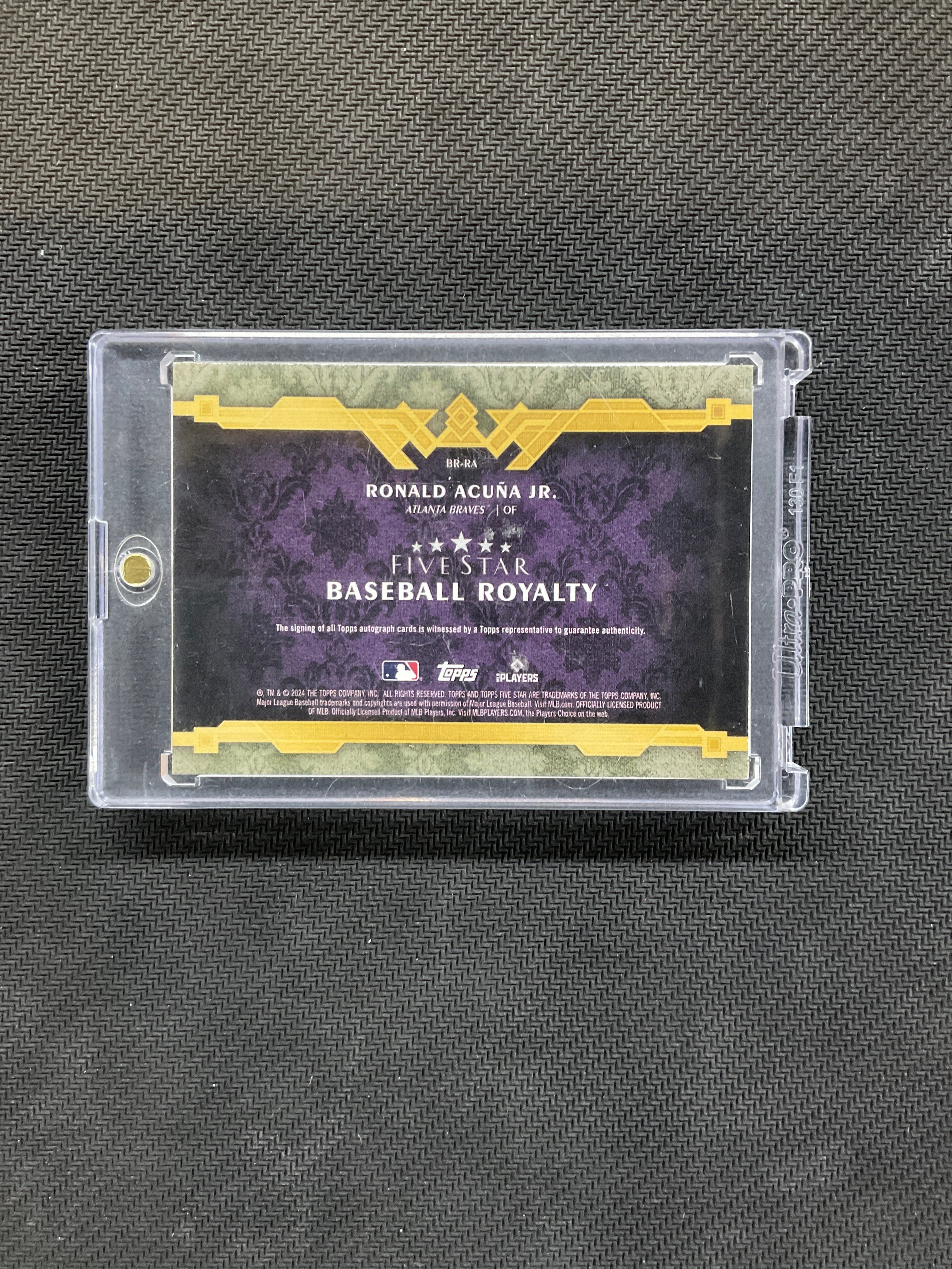 2024 Topps Five Star Ronald Acuna Jr. Auto /15 Braves