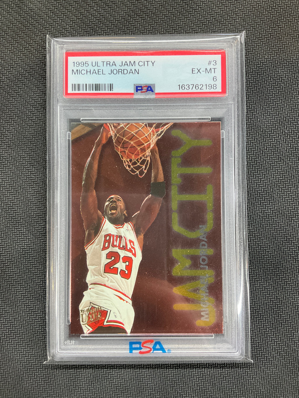 1995 Ultra Jam City Michael Jordan #3 PSA 6 Bulls