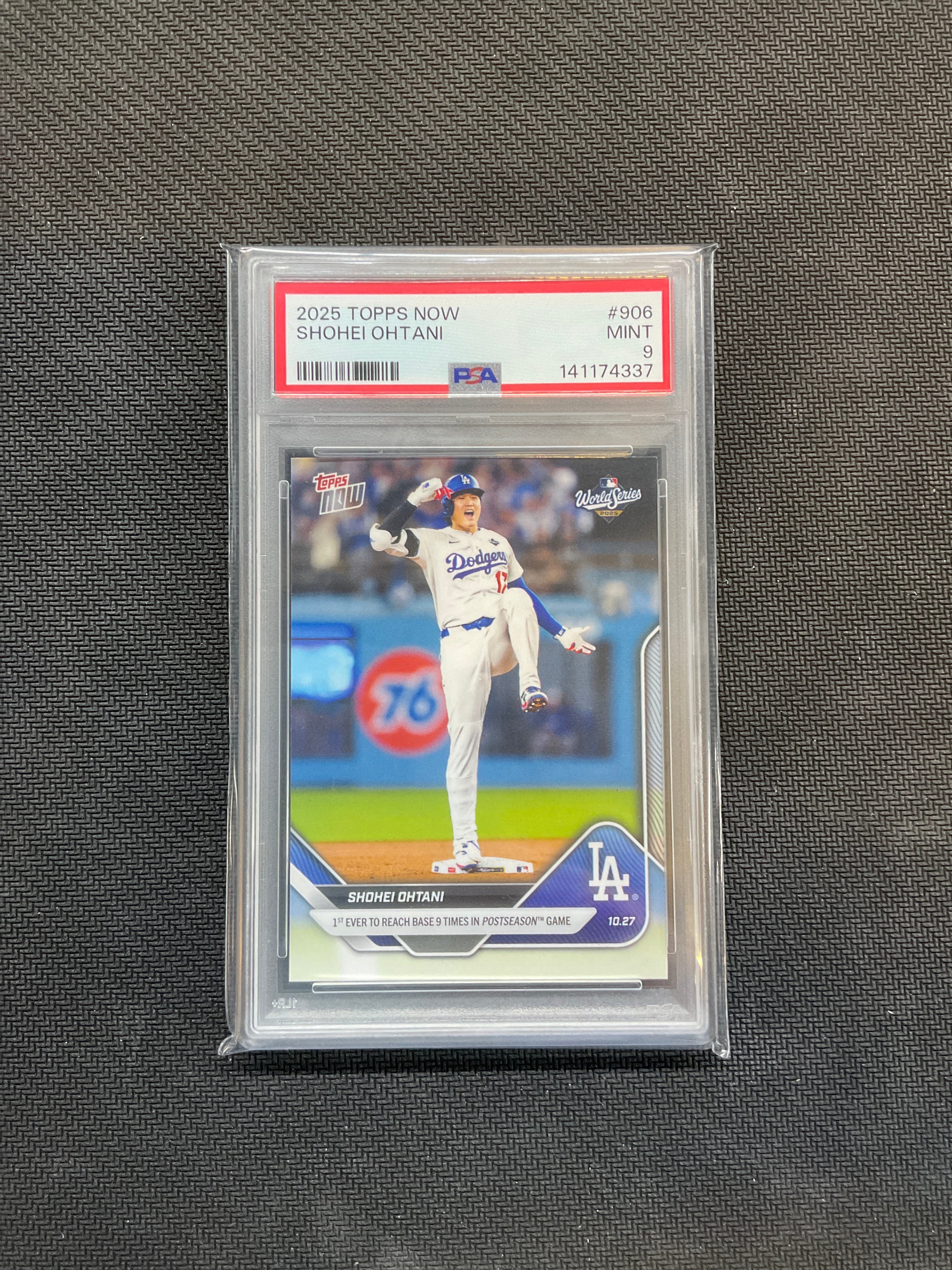 2025 Topps Now Shohei Ohtani #906 PSA 9 337 Dodgers